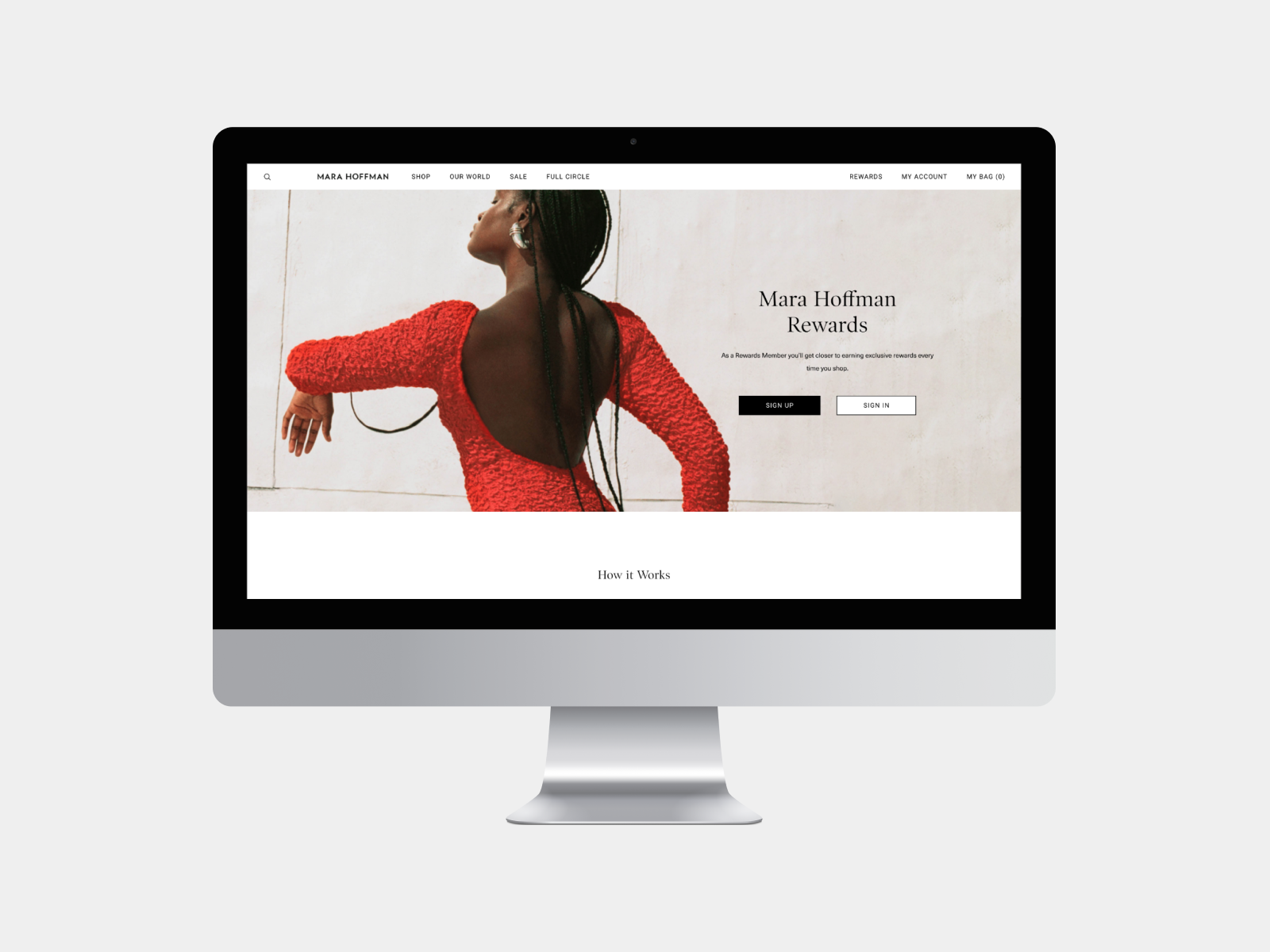 Visual Design for customer relationship management — Mara Hoffman