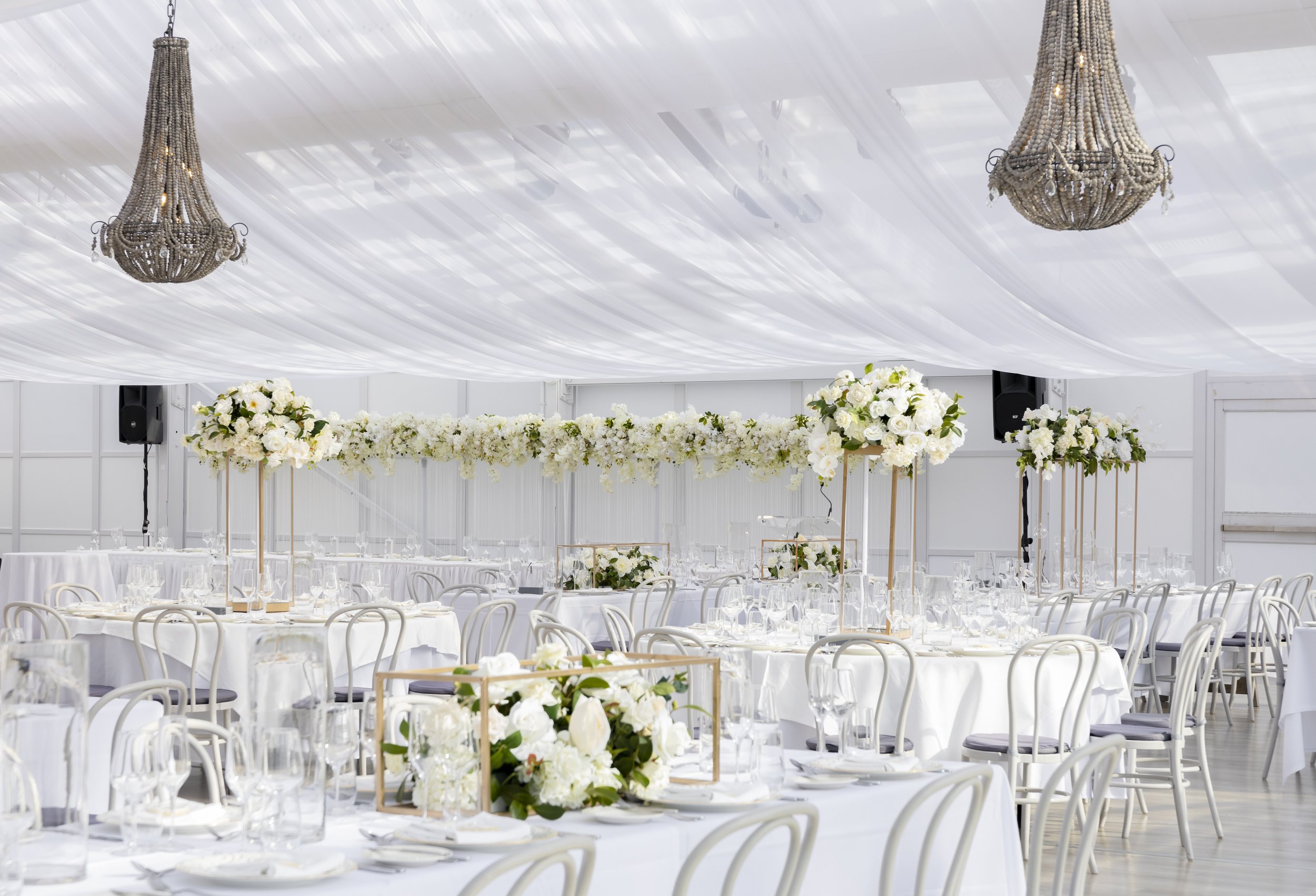 Ceiling Draping Ideas for your Wedding Venue