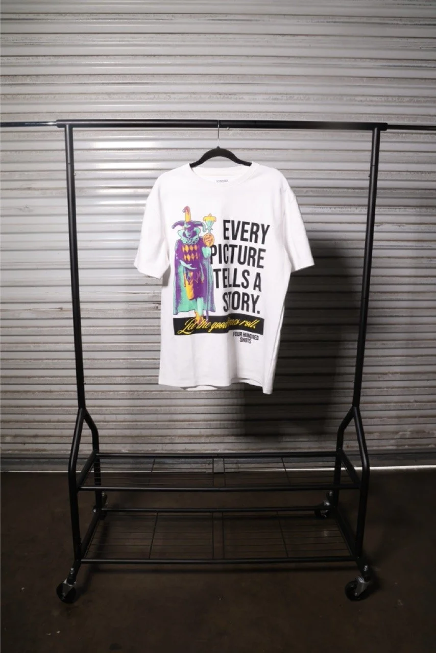 WHT EPTS MARDI GRAS MAN SHORT SLV SHT