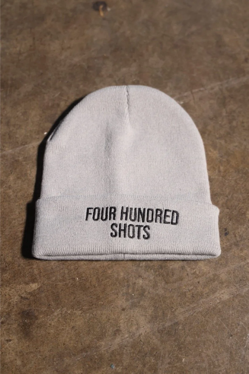 GRY FOUR HUNDRED SHOTS BEANIE