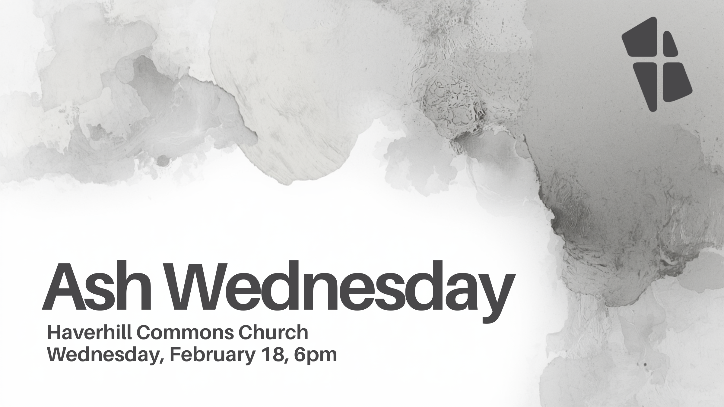 Ash Wednesday Service