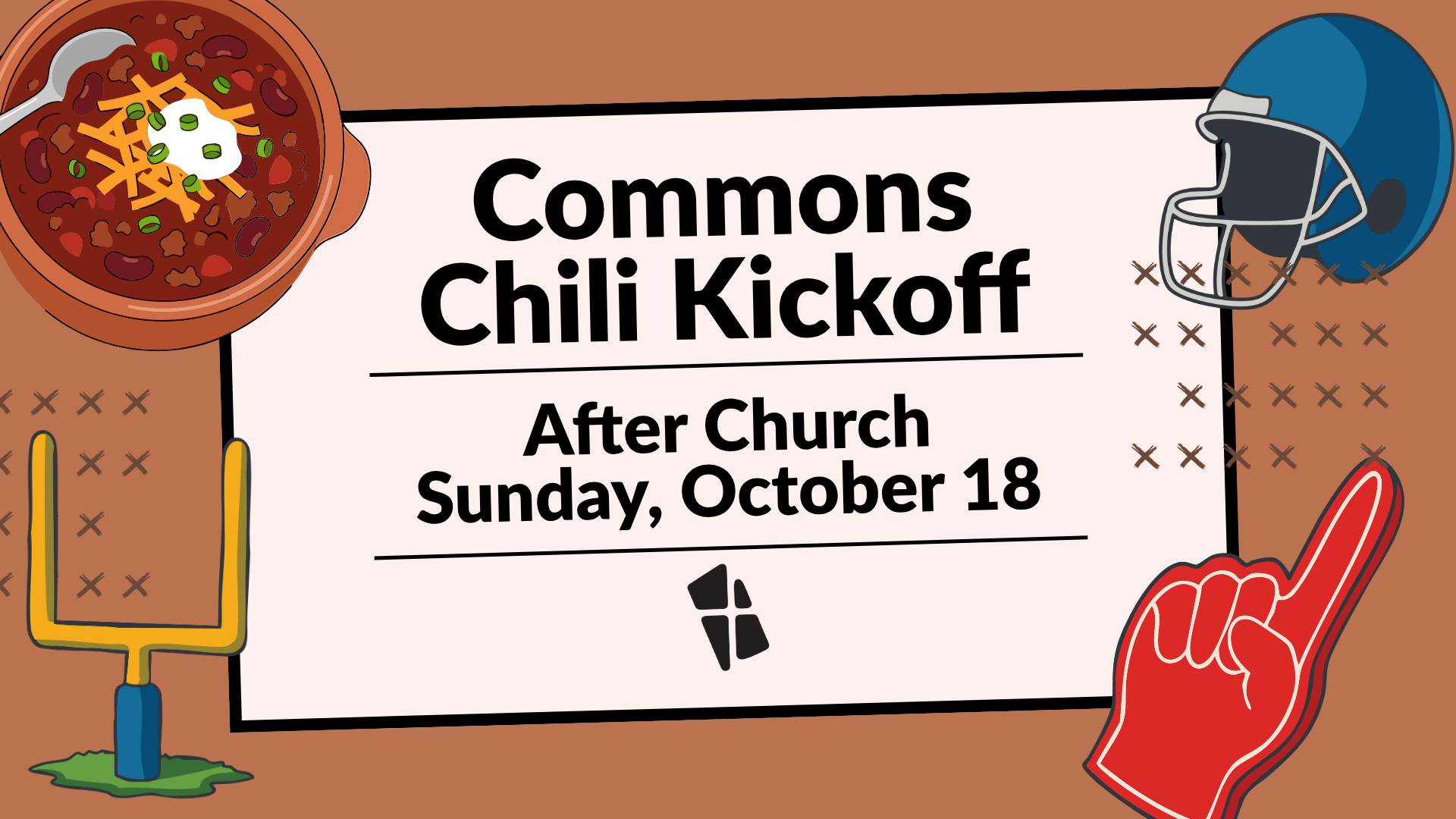 Commons Chili Kickoff: Chili and Football Sunday