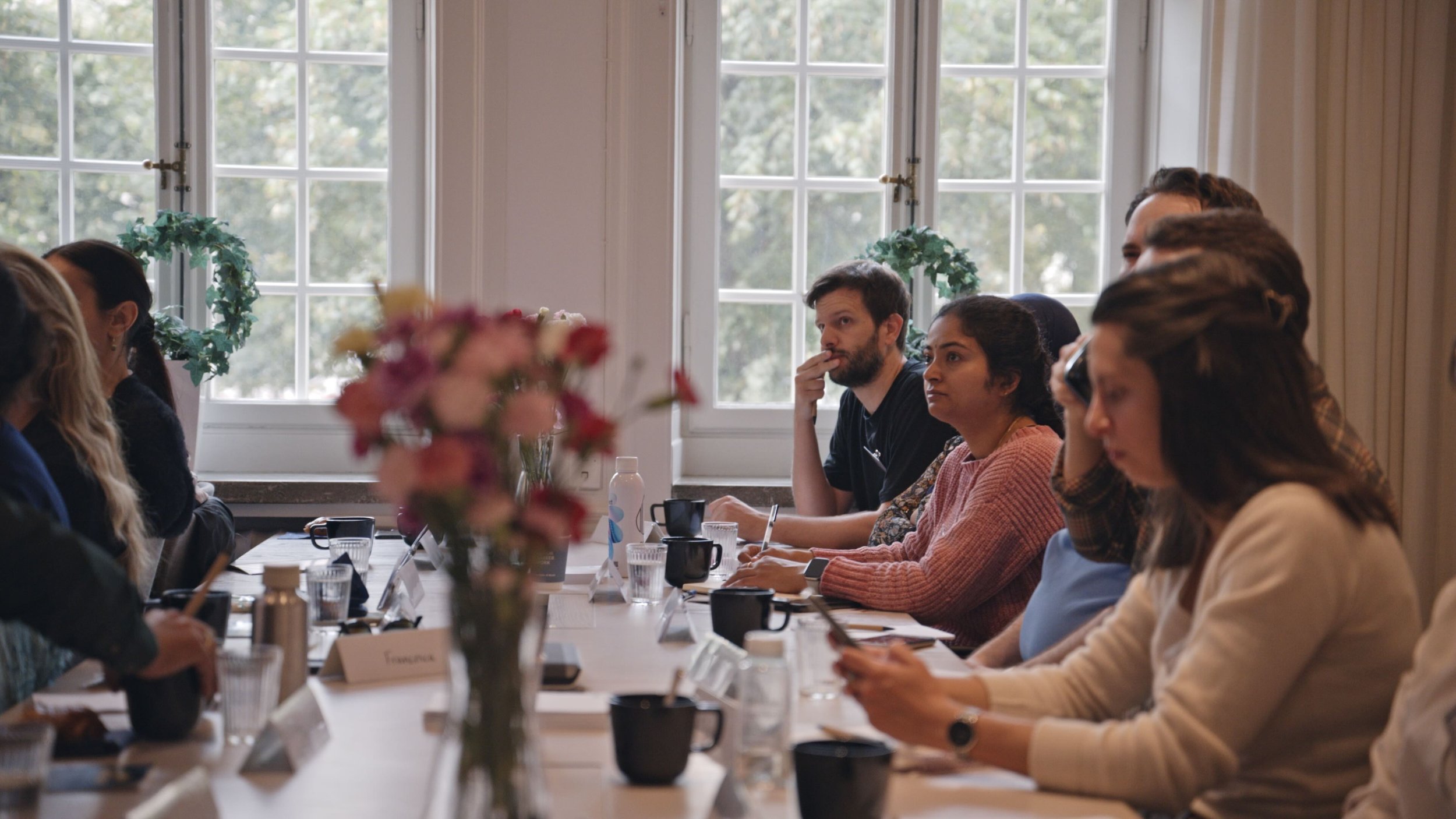 Attendees listening during a presentation at the SDCN event in Stockholm