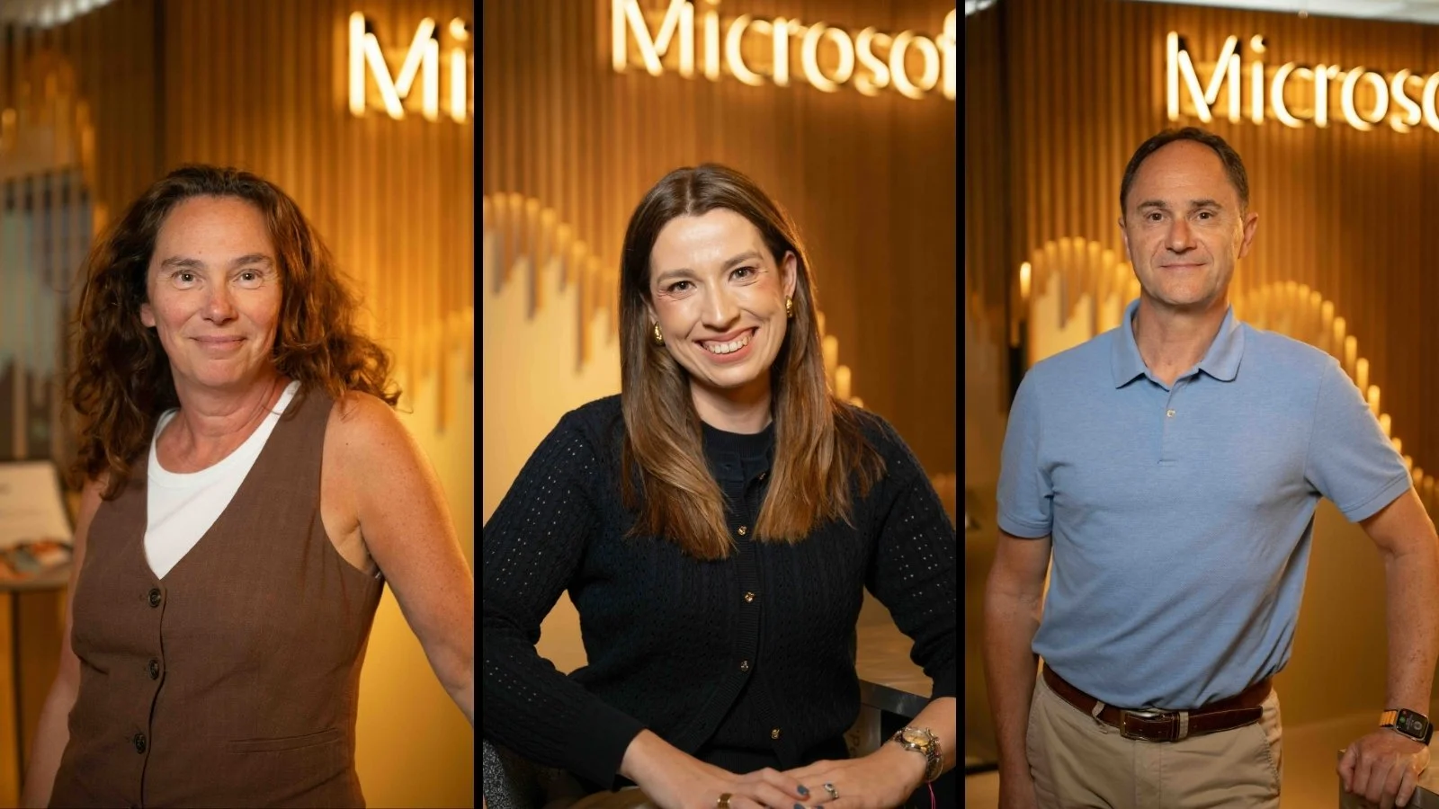 Corporate headshots of Microsoft Sweden employees photographed in Stockholm