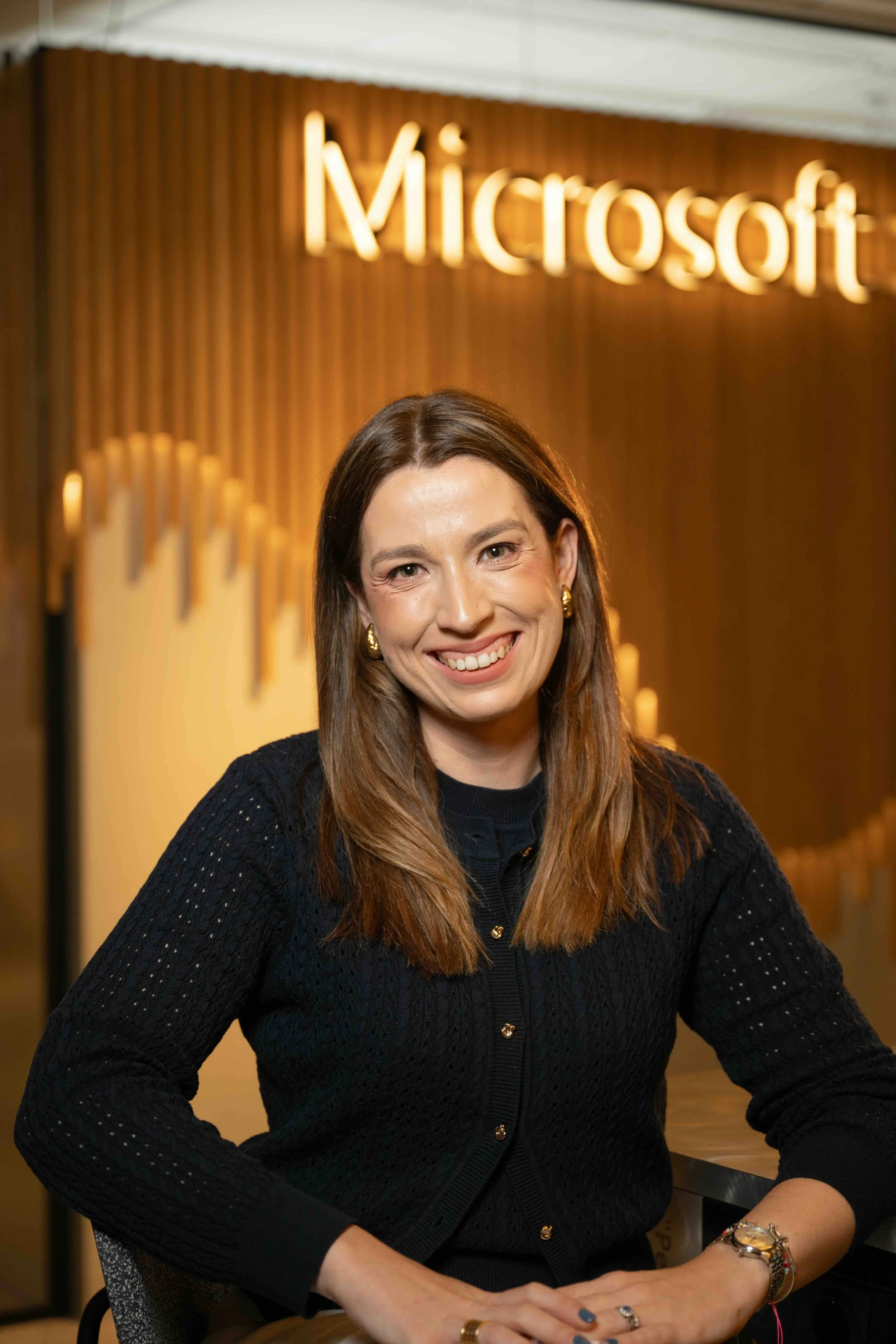 Microsoft Sweden employee portrait in the company's Stockholm office