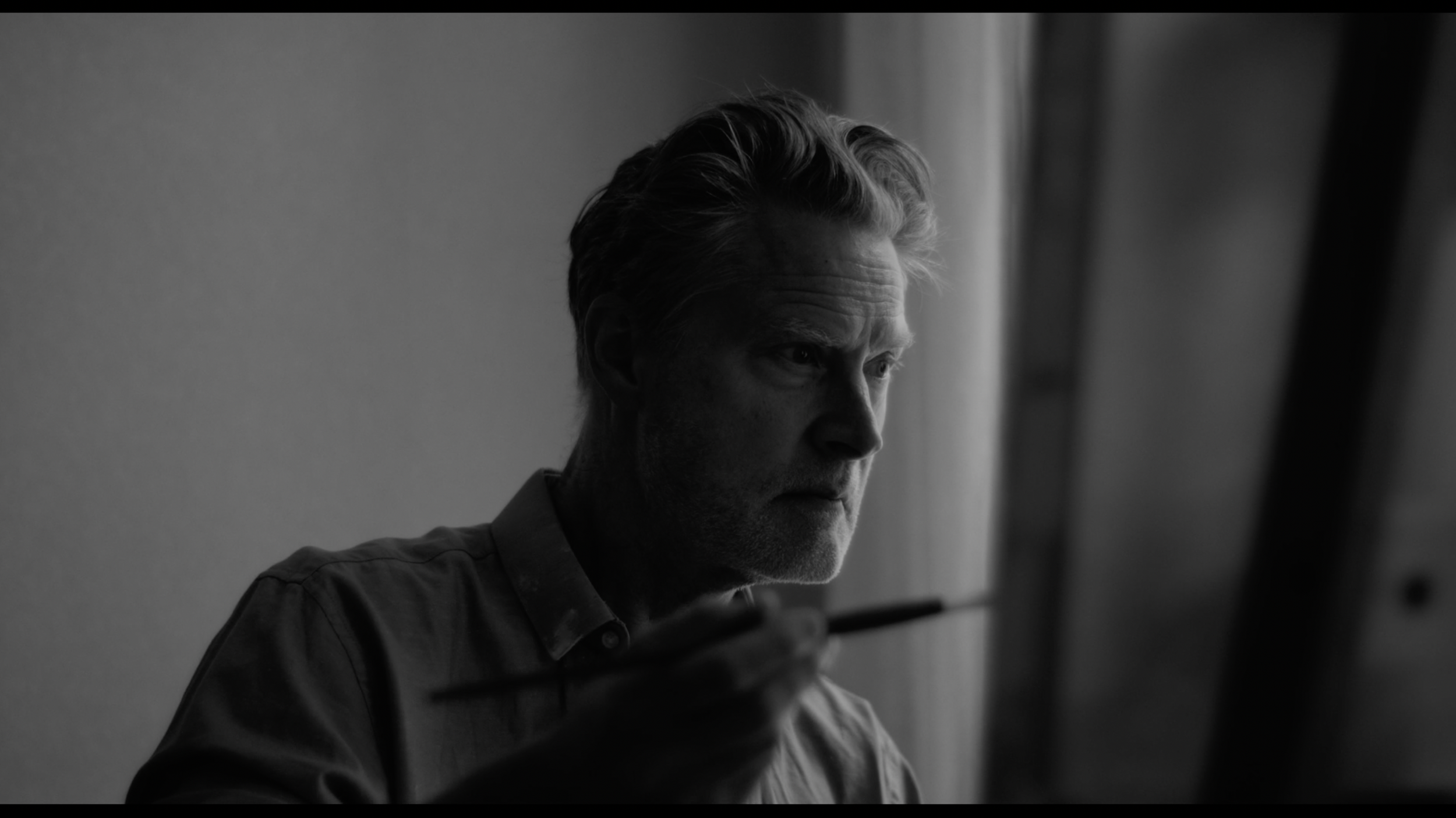Cinematic portrait from a film photographed by Wilma Wickström