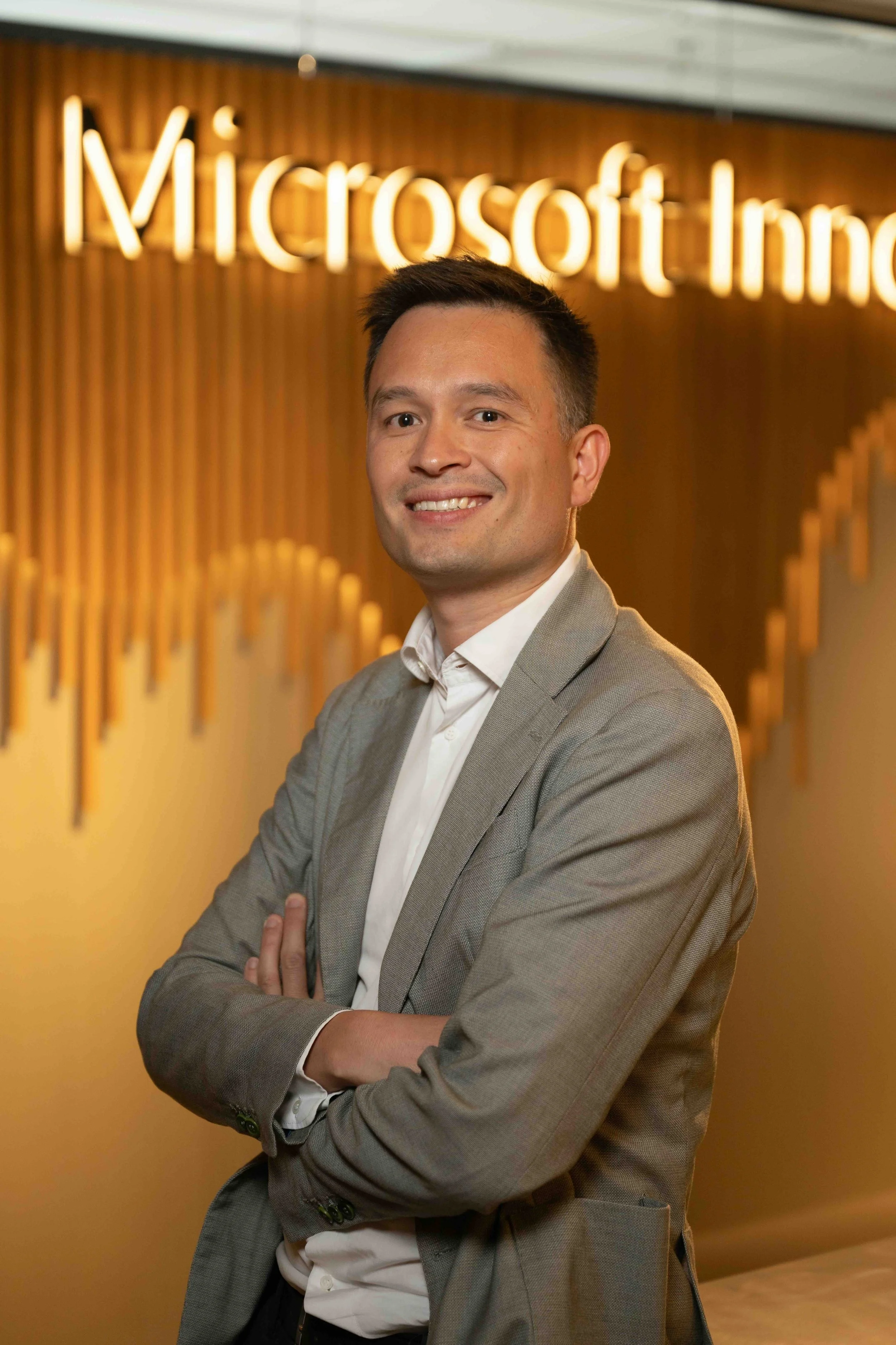 Microsoft Sweden employee portrait in the company's Stockholm office