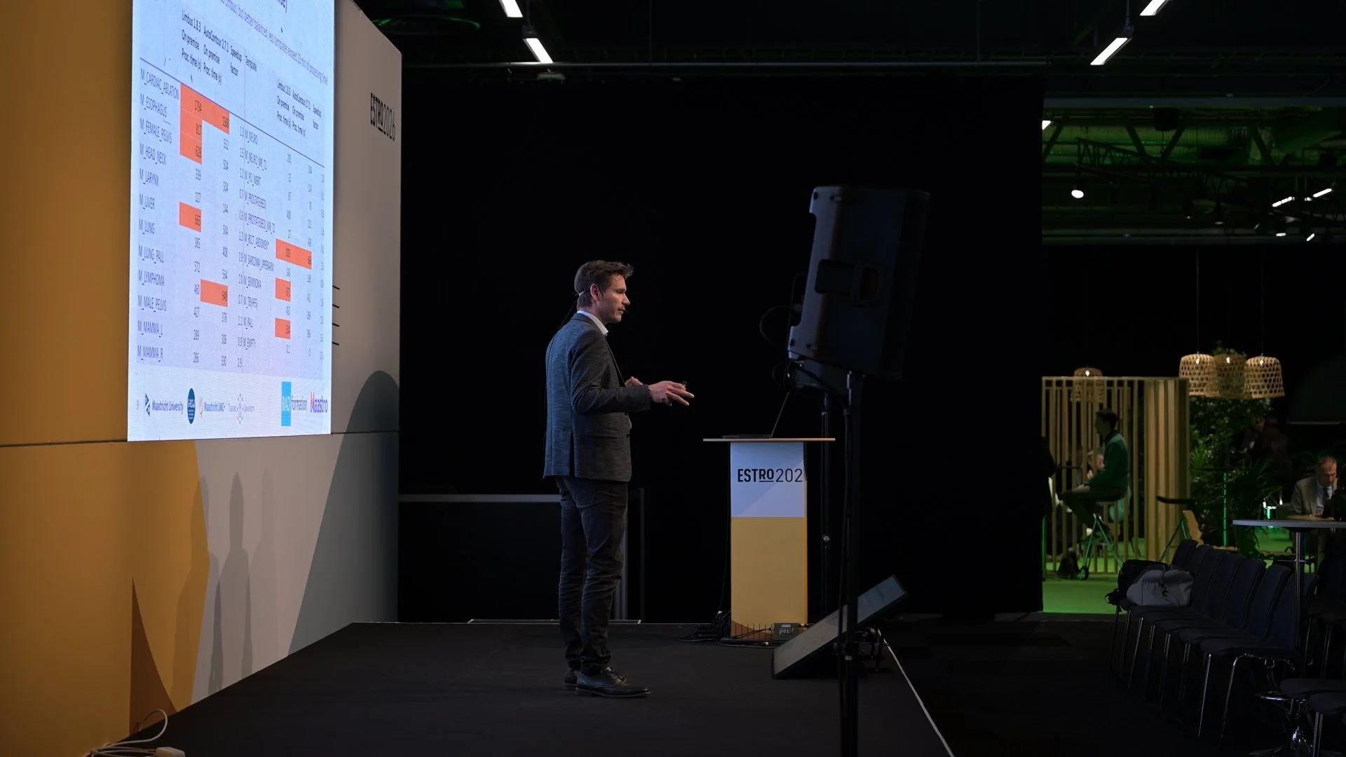Film8 crew was filming the prensentation by Dr. Hendrik H.G. Hansen at ESTRO 2026