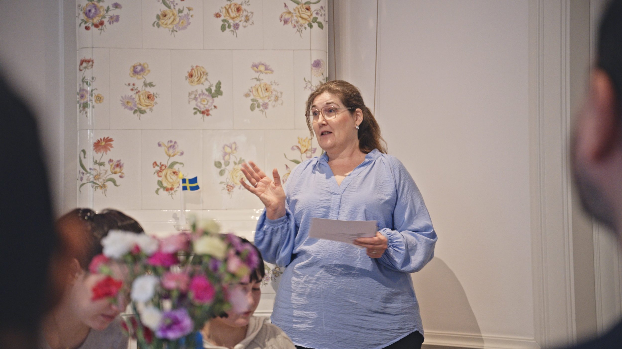 Speaker presenting at the SDCN Choose Your Path event in Stockholm