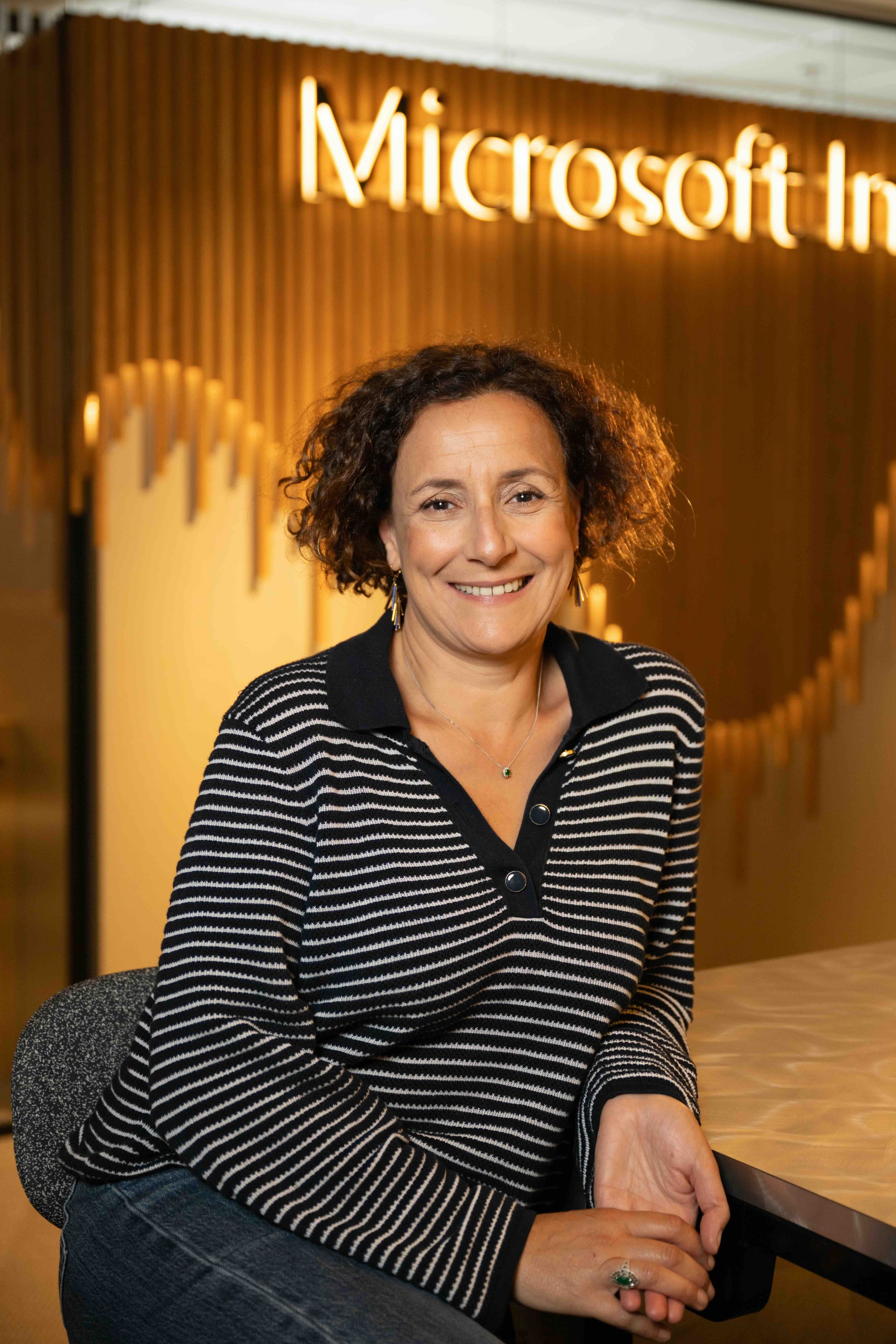 Microsoft Sweden employee portrait in the company's Stockholm office