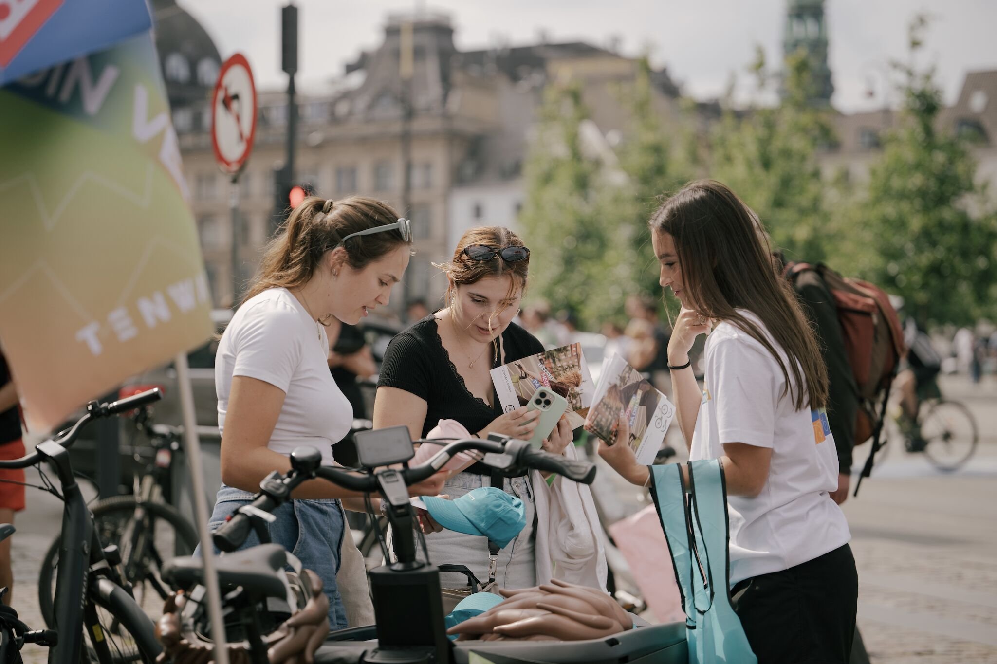 Tenways street campaign and electric bikes in Copenhagen