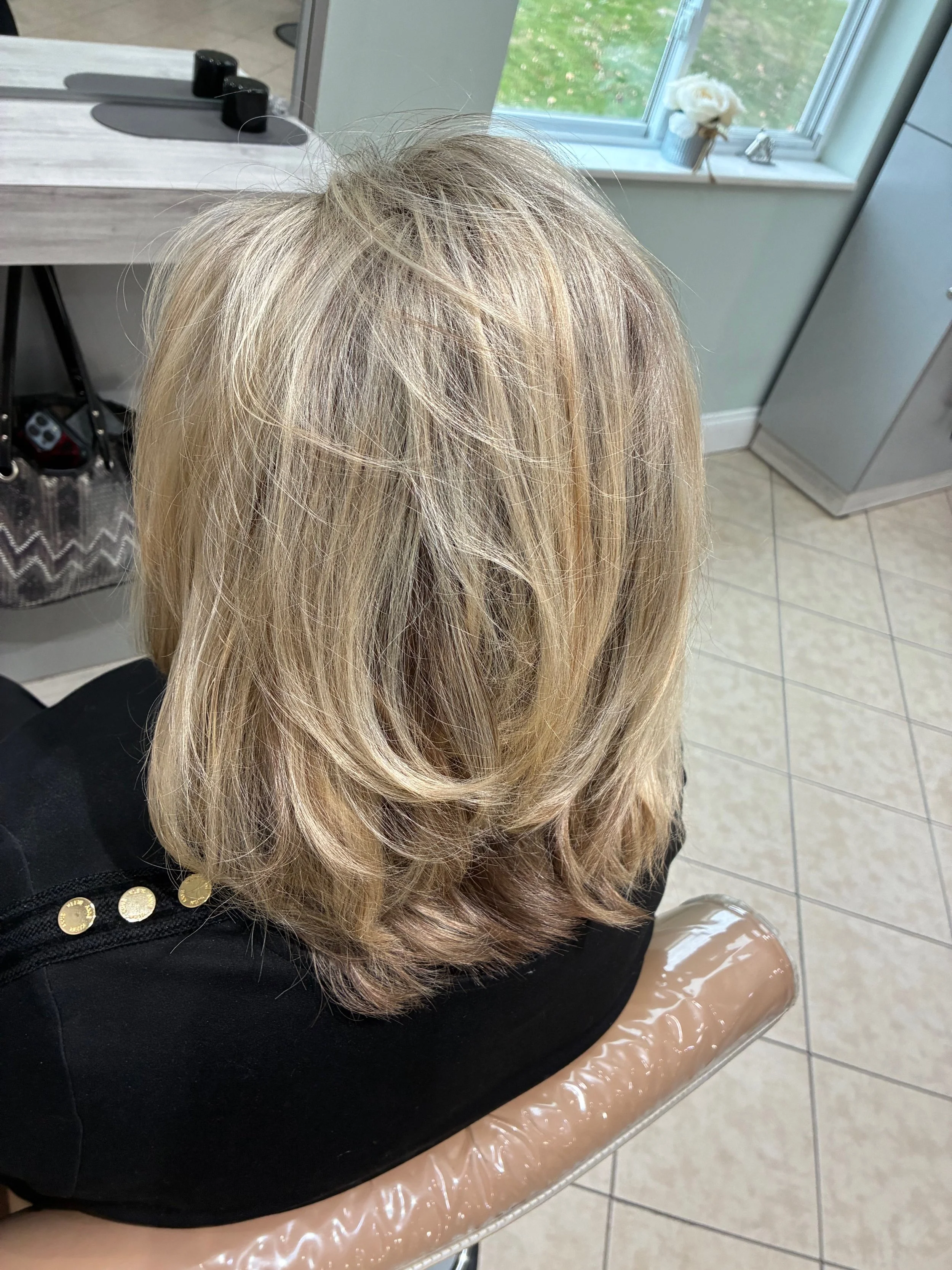 Blonde highlights