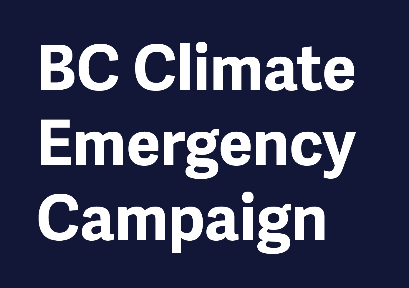 BC Climate Emergency Campaign