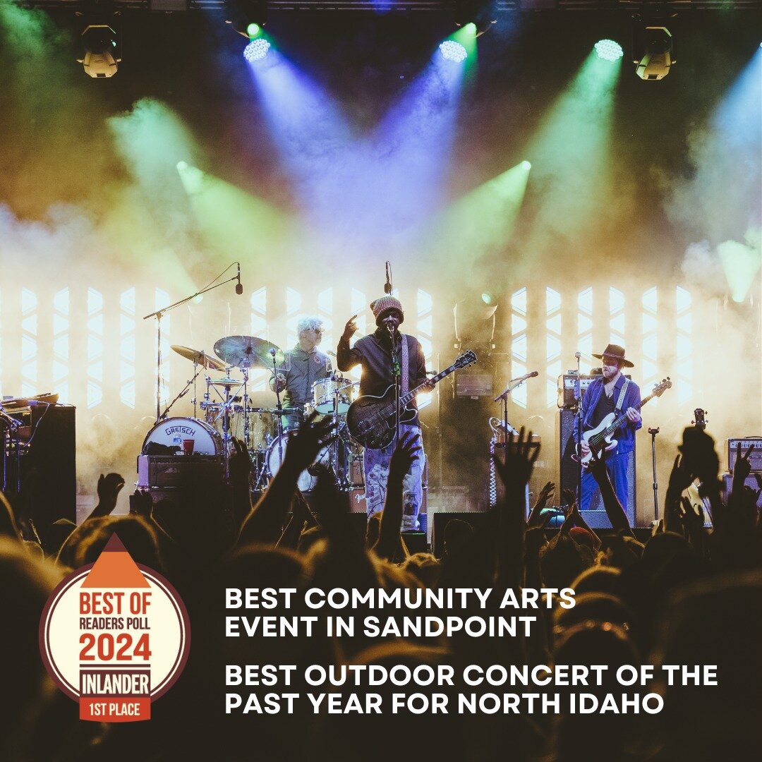 Thank you for voting the Festival at Sandpoint as @theinlander Best Community Arts Event in Sandpoint and Best Outdoor Concert of the Past Year for North Idaho!

We are so grateful for this community and its support of this annual event! We can&rsquo