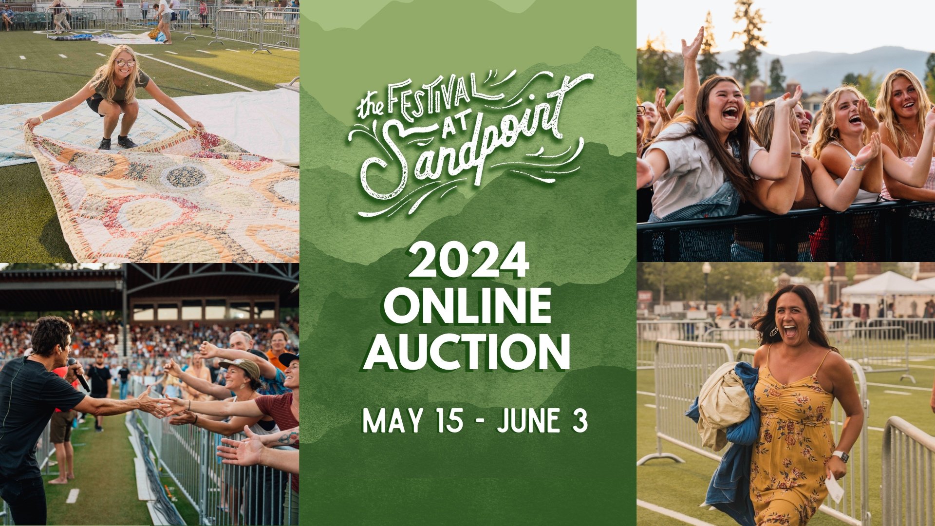 Looking for a VIP Festival at Sandpoint experience? Sick of searching for a parking spot every night of the Summer Series? Yearning for that perfect blanket location? 

The Festival at Sandpoint&rsquo;s 2024 Online Auction is the only place where you