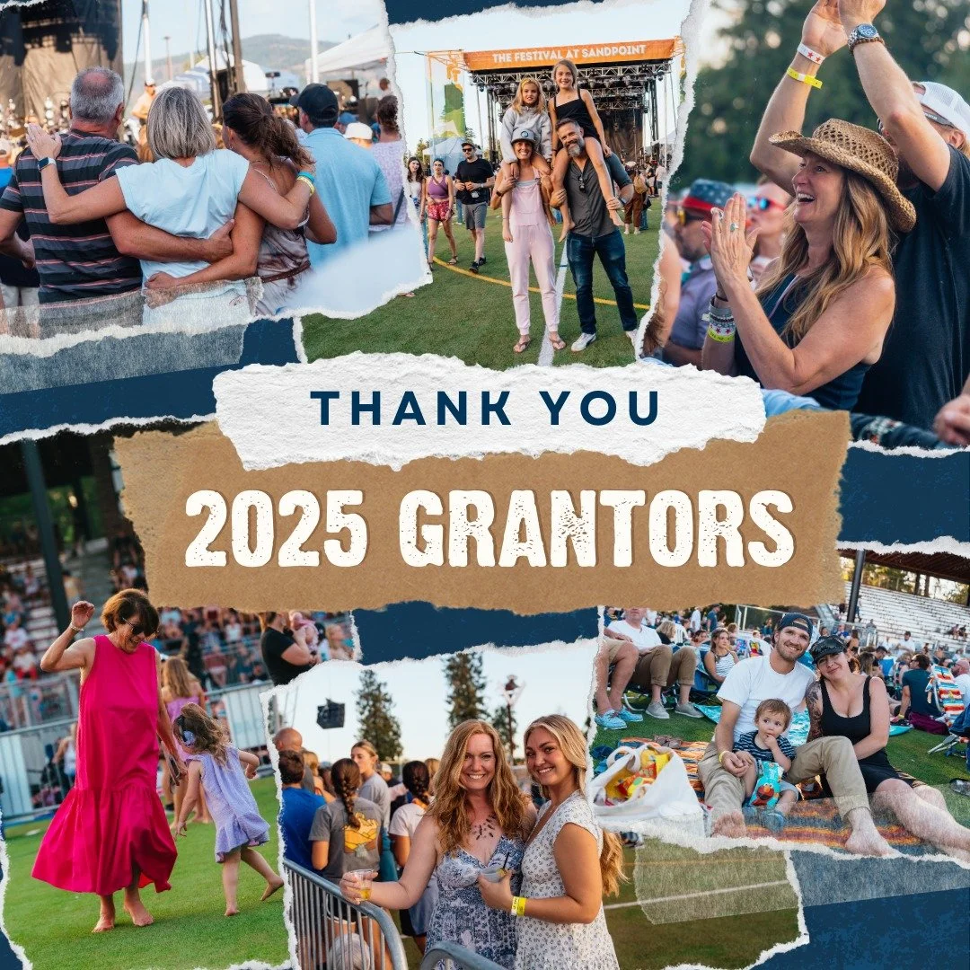 We would like to thank our 2025 grantors: @idahocf&rsquo;s Bonner County Fund for Arts Enhancement, @artsidaho / @neaarts, Community Assistance League, and @creativewestrao / National Endowment for the Arts. ❤️🤝

These grants helped support our 2025