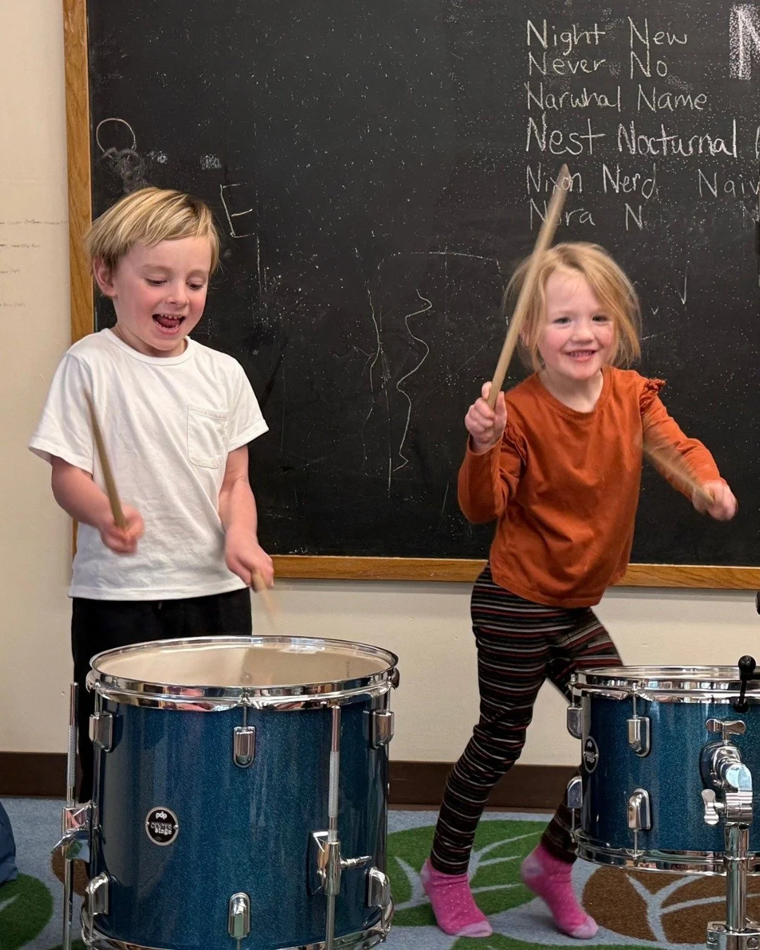Last month&rsquo;s in-class preschool music lessons were filled with movement, creativity, and song. 🎶🥁

Our young musicians formed their own drumlines, breaking into small groups and using percussion instruments to create their own rhythms and son
