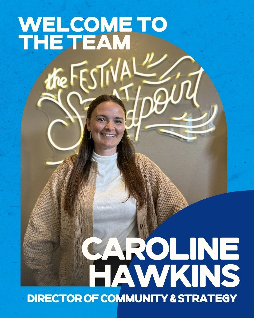 Join us in giving a warm welcome to Caroline Hawkins as she joins the Festival at Sandpoint team as our Director of Community &amp; Strategy! 🎶🌟

As a seventh-generation Sandpointian, Caroline is passionate about connecting with the community, atte