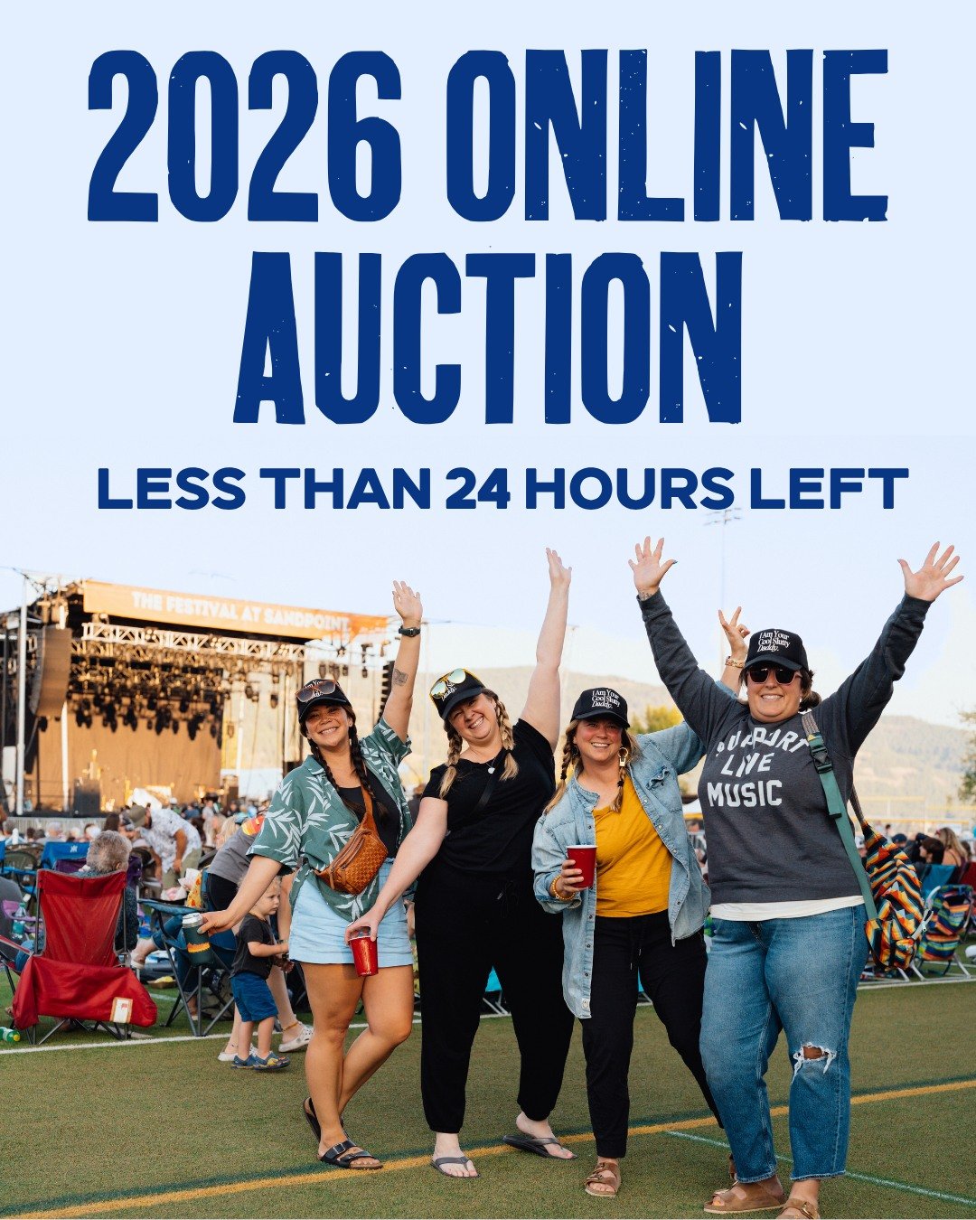 Our 2026 Online Auction ends tomorrow at noon PDT! That means there are fewer than 24 hours to bid on exclusive Summer Series upgrades, unforgettable experiences, and rare signed memorabilia.

Just a few of the packages you can&rsquo;t find anywhere 