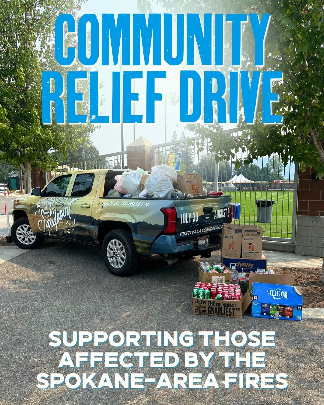 Sandpoint, thank you for showing up not only for our 2026 Summer Series but also for our Inland Northwest neighbors!

We are so grateful for everyone who brought donations and/or contributed to @mystcu's Here for Good fund. Another big thank you to @