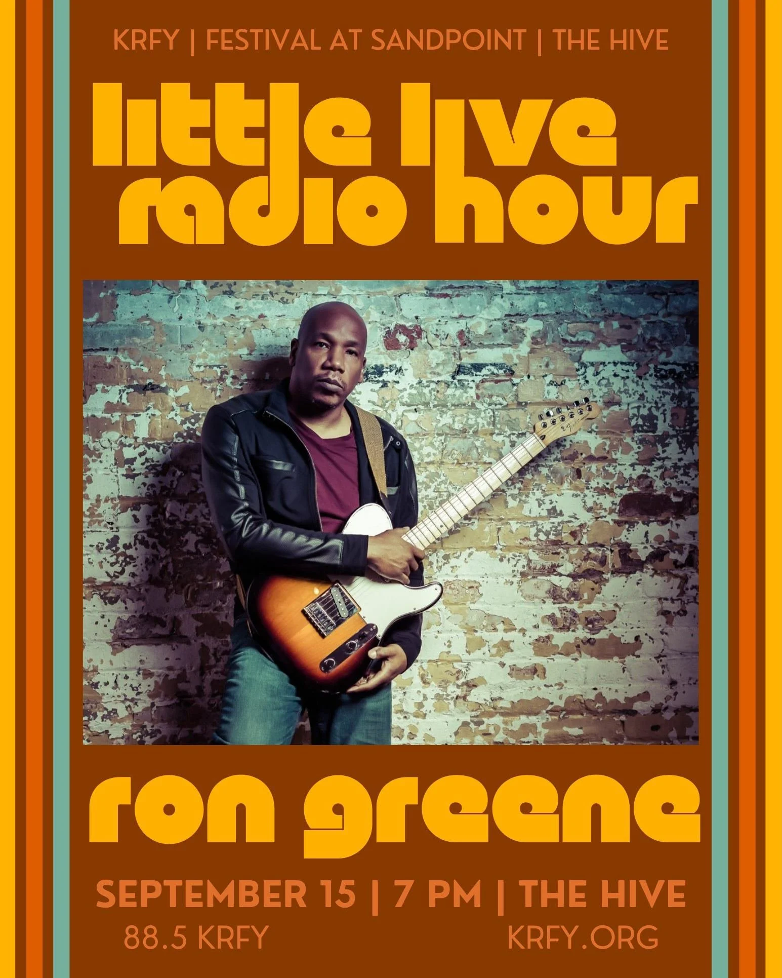 Join us Tuesday, September 15, at 7 PM at The Hive for Little Live Radio Hour featuring @rongreenemusic, a blues, rock, and soul singer-songwriter from Coeur d&rsquo;Alene.

Admission is free, and all ages are welcome. Attend in person, tune in on 88