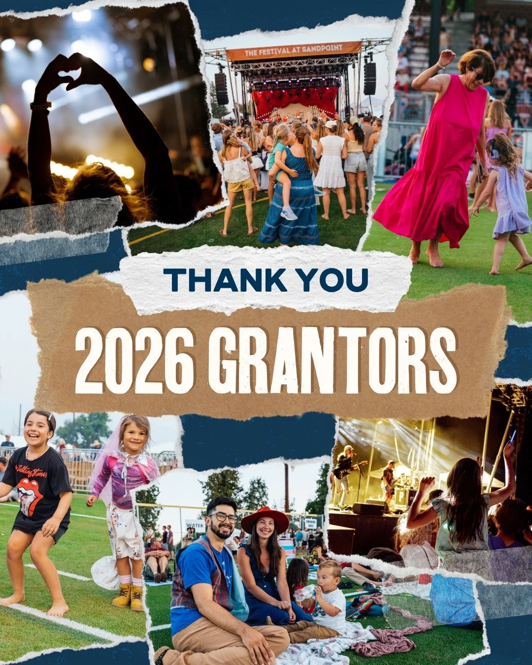 We would like to thank our 2026 grantors: 
@idahocf Bonner County Fund for Arts Enhancement, @artsidaho / @neaarts, Community Assistance League, and @creativewestrao / @neaarts. ❤️🤝

These grants helped support our 2026 Summer Series and the purchas