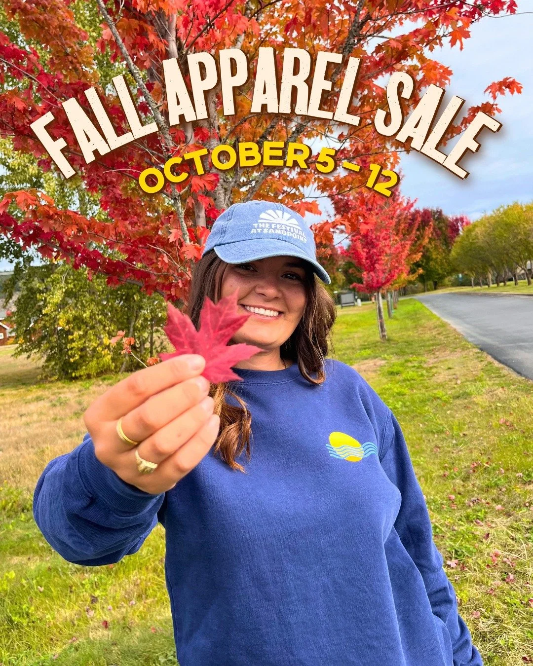 Fall into savings with our Fall Apparel Sale from October 5 - 12! 🍁🍂
Buy 1 item, get 25% off 
Buy 2 items, get 35% off
Buy 3 or more items, get 50% off 

Qualifying items include adult and youth shirts, crewneck sweatshirts, hats, and tote bags, wh
