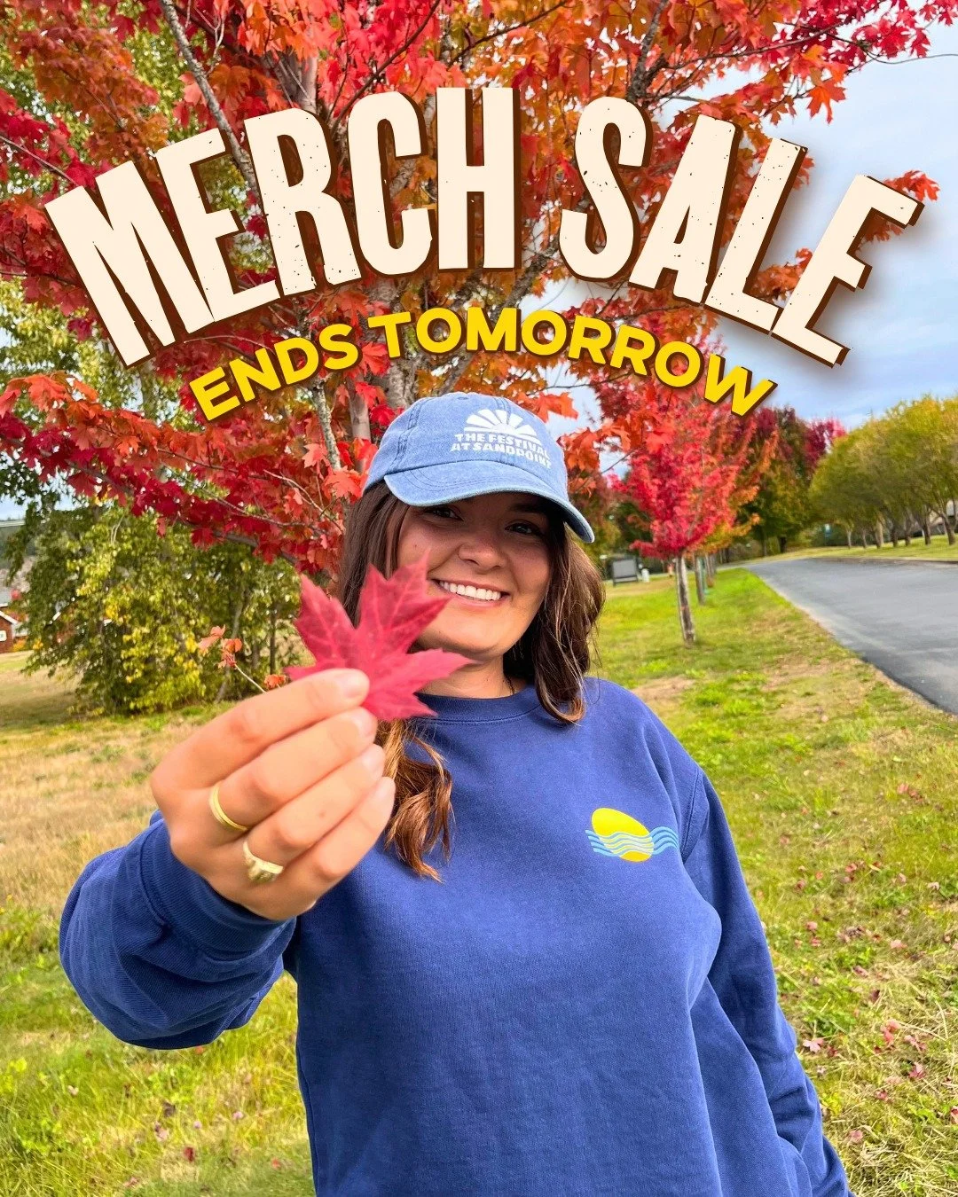 Don&rsquo;t miss out! Our limited-time merch sale ends tomorrow. 🍁🍂

This is your last chance to save up to 50% on shirts, hats, crewnecks, and more.

Buy 1 item, get 25% off 
Buy 2 items, get 35% off
Buy 3 or more items, get 50% off 

Shop merch o