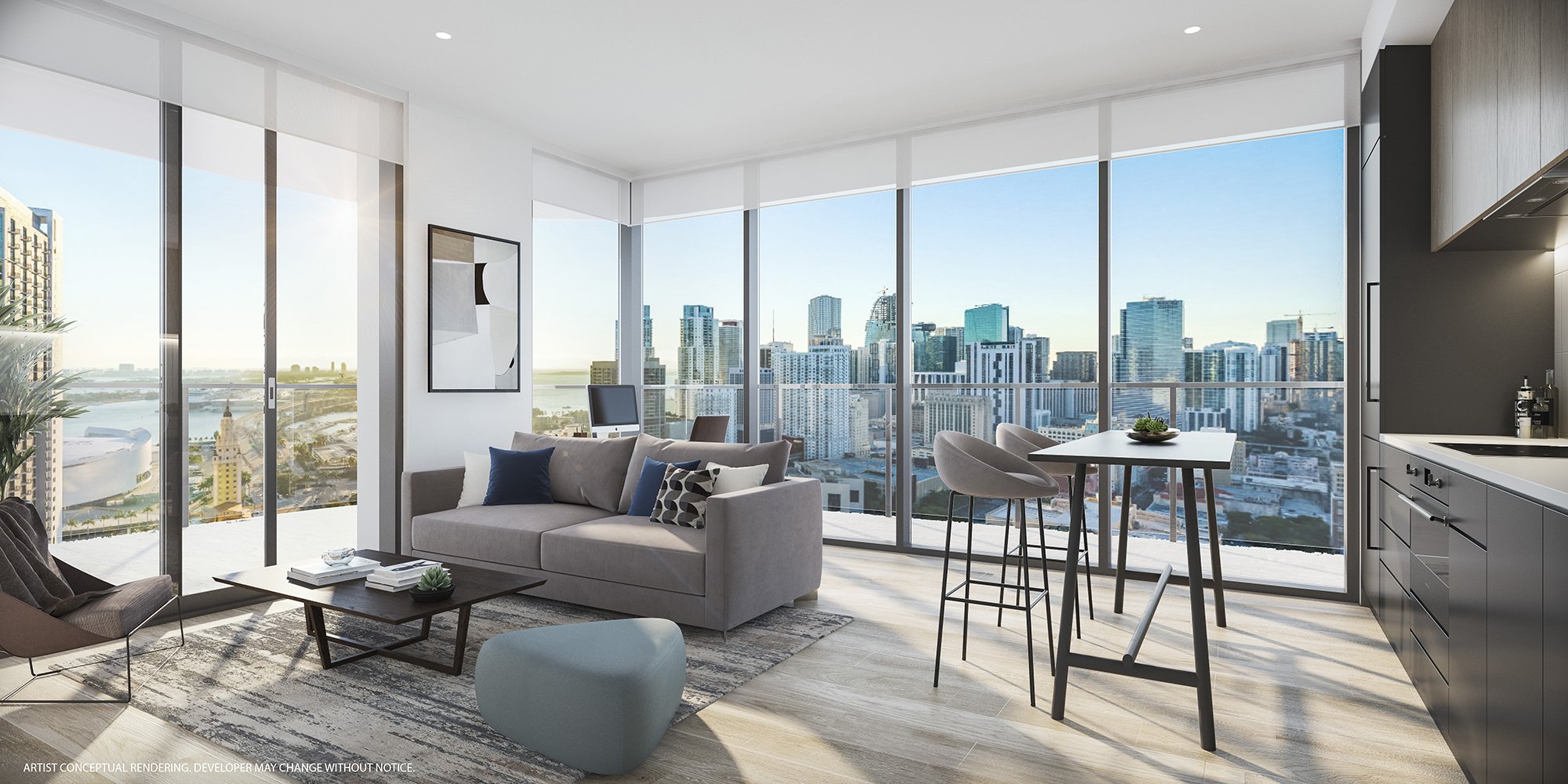 New apartment building at Miami Worldcenter opens