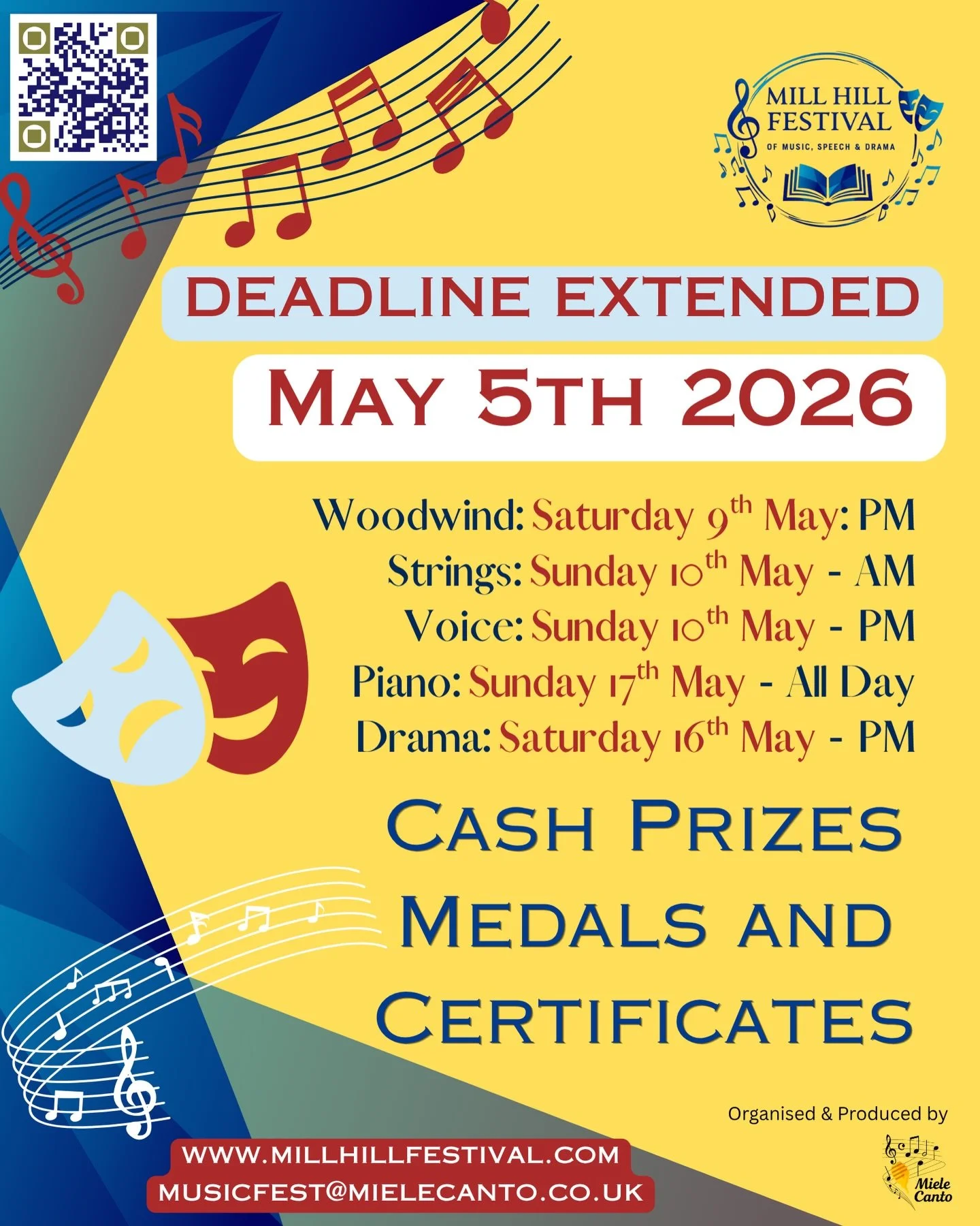 New DEADLINE MAY 5th 2026

Visit our website to apply NOW 

#music #drama #competition
