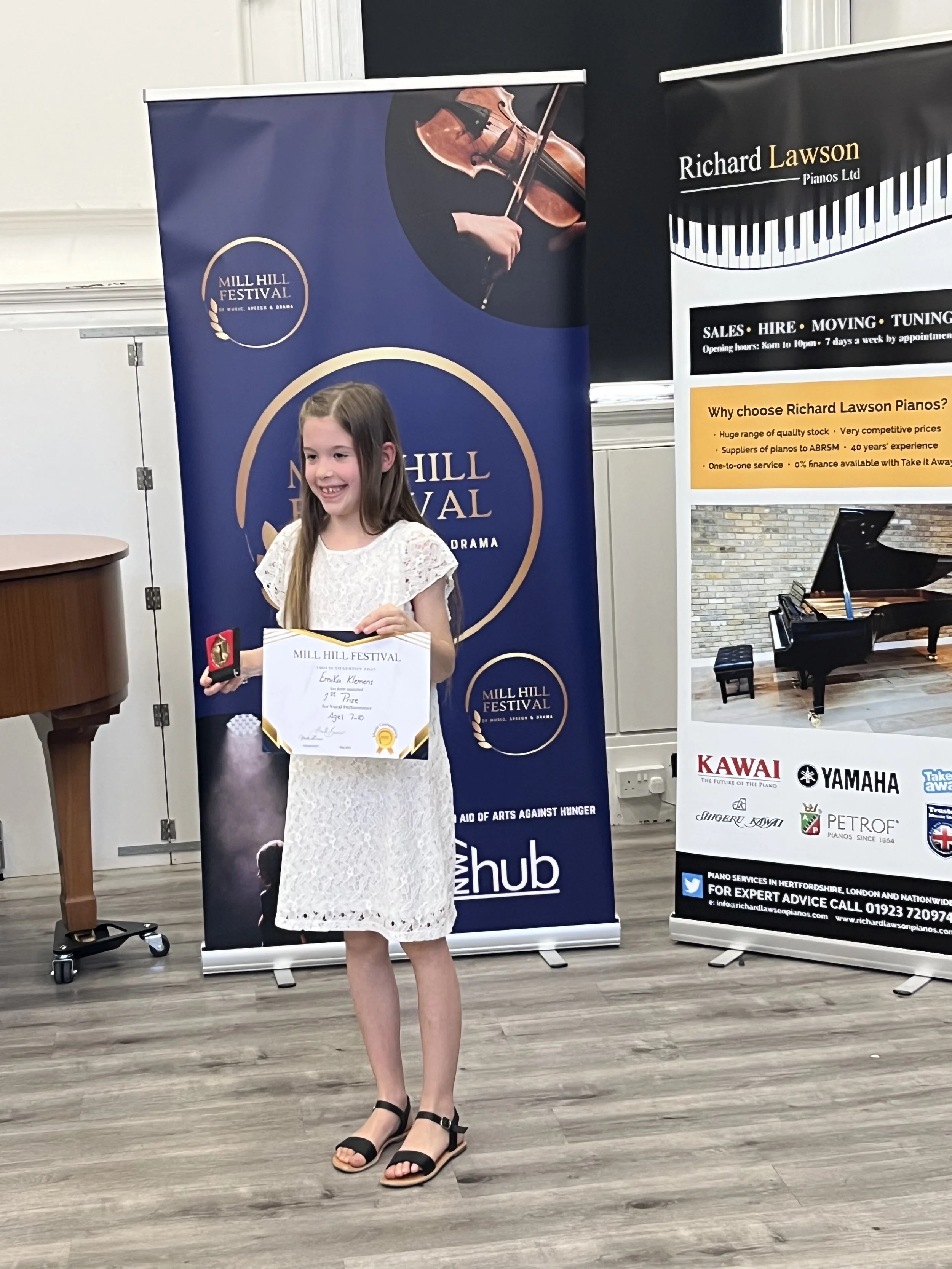 Emika Klemens - Voice Category 7-10
1st Prize Winner 2023