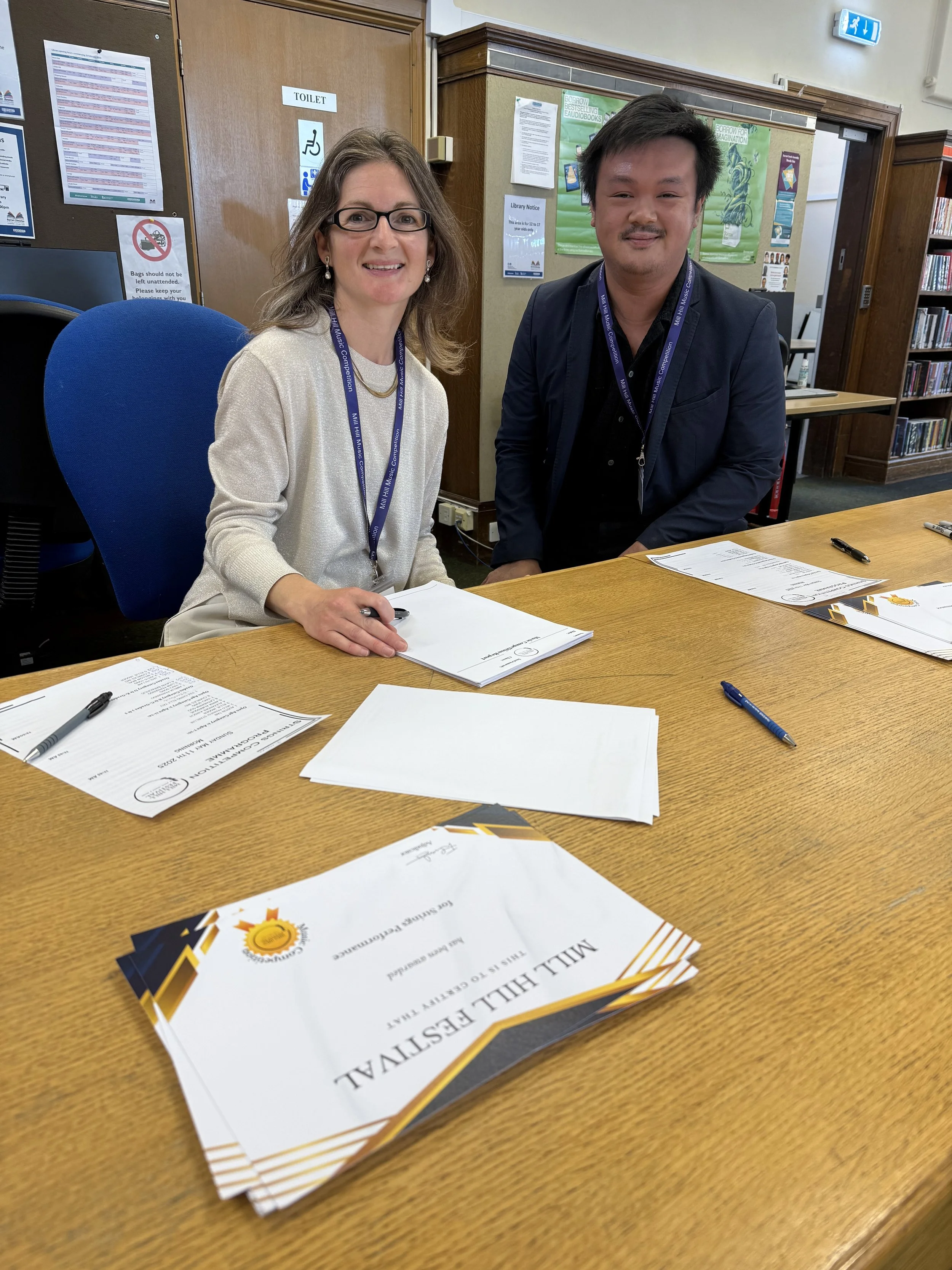 Emma Crossley - Strings Adjudicator
Edward Leung - Accompanist