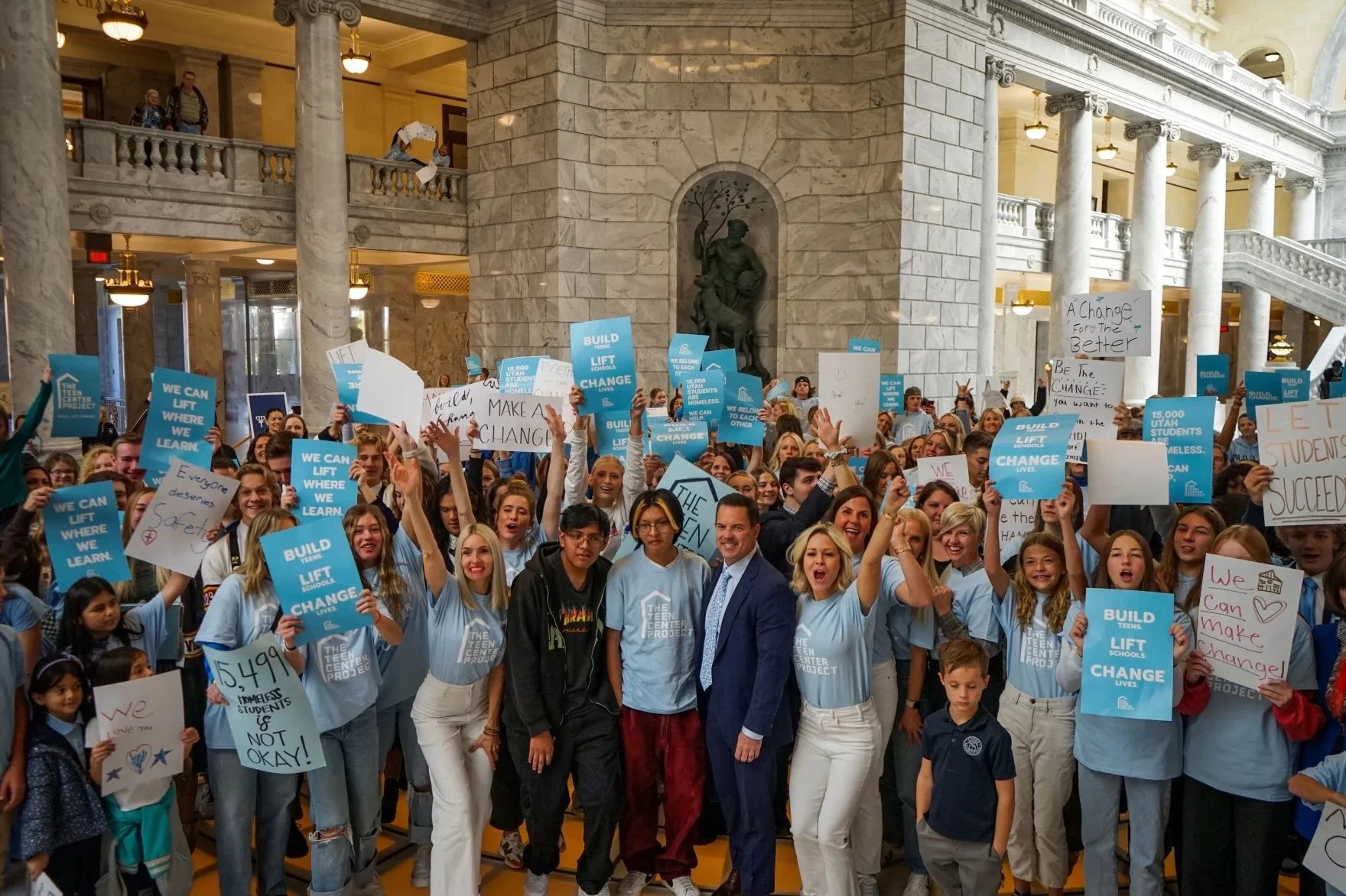 Advocates Rally at the Utah Capitol to Put a Teen Center in Every High School