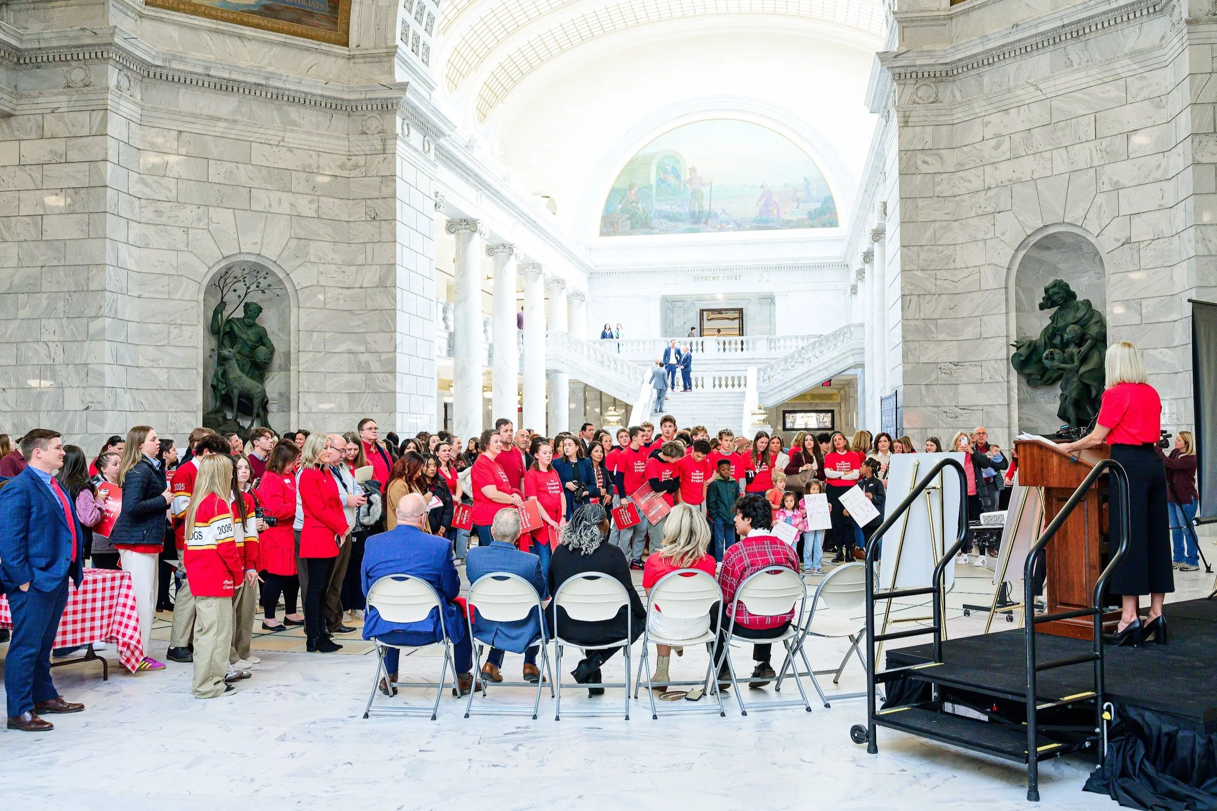 Hundreds rally at Utah State Capitol in support of Focused Student Project