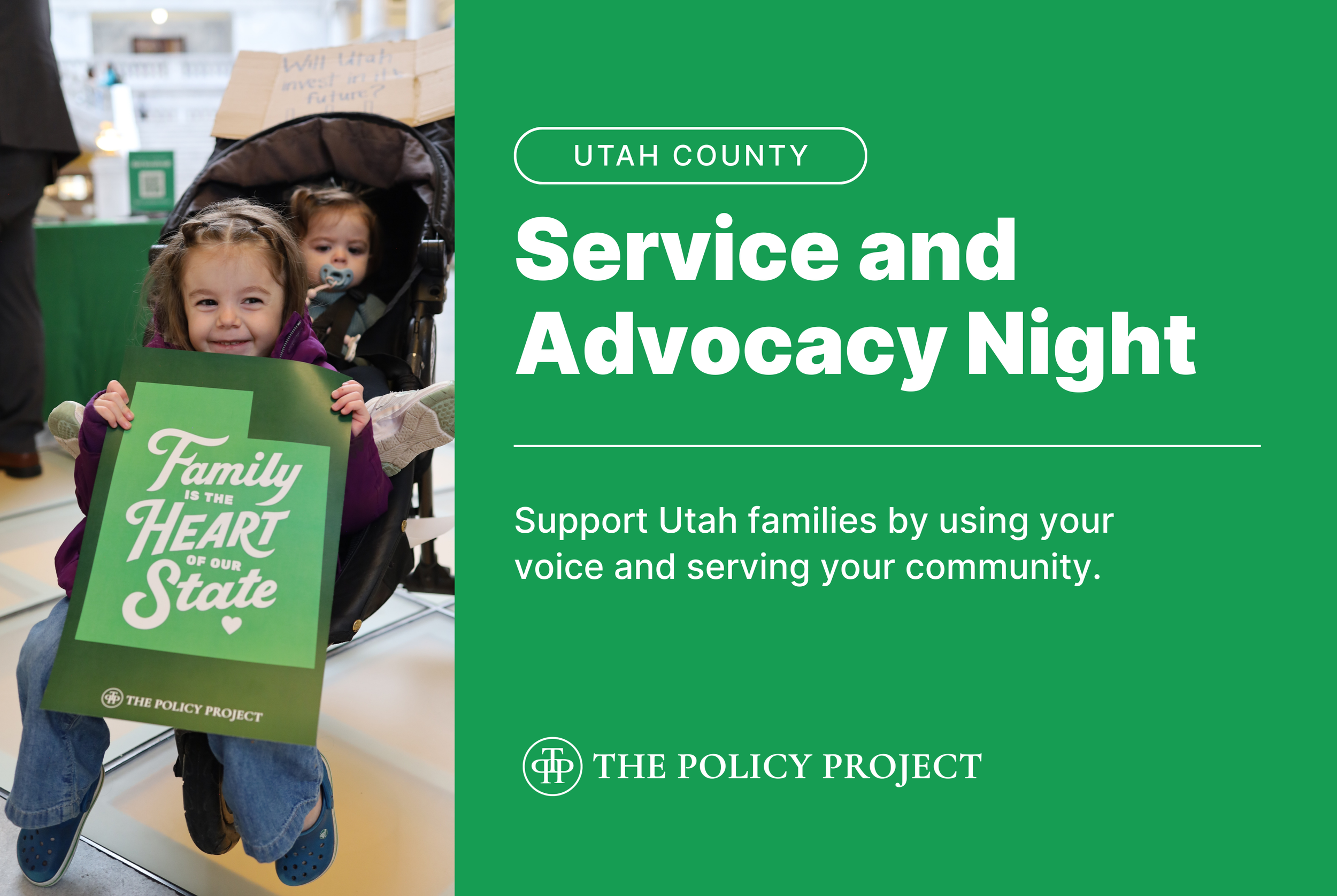 Utah County: Service + Advocacy Night