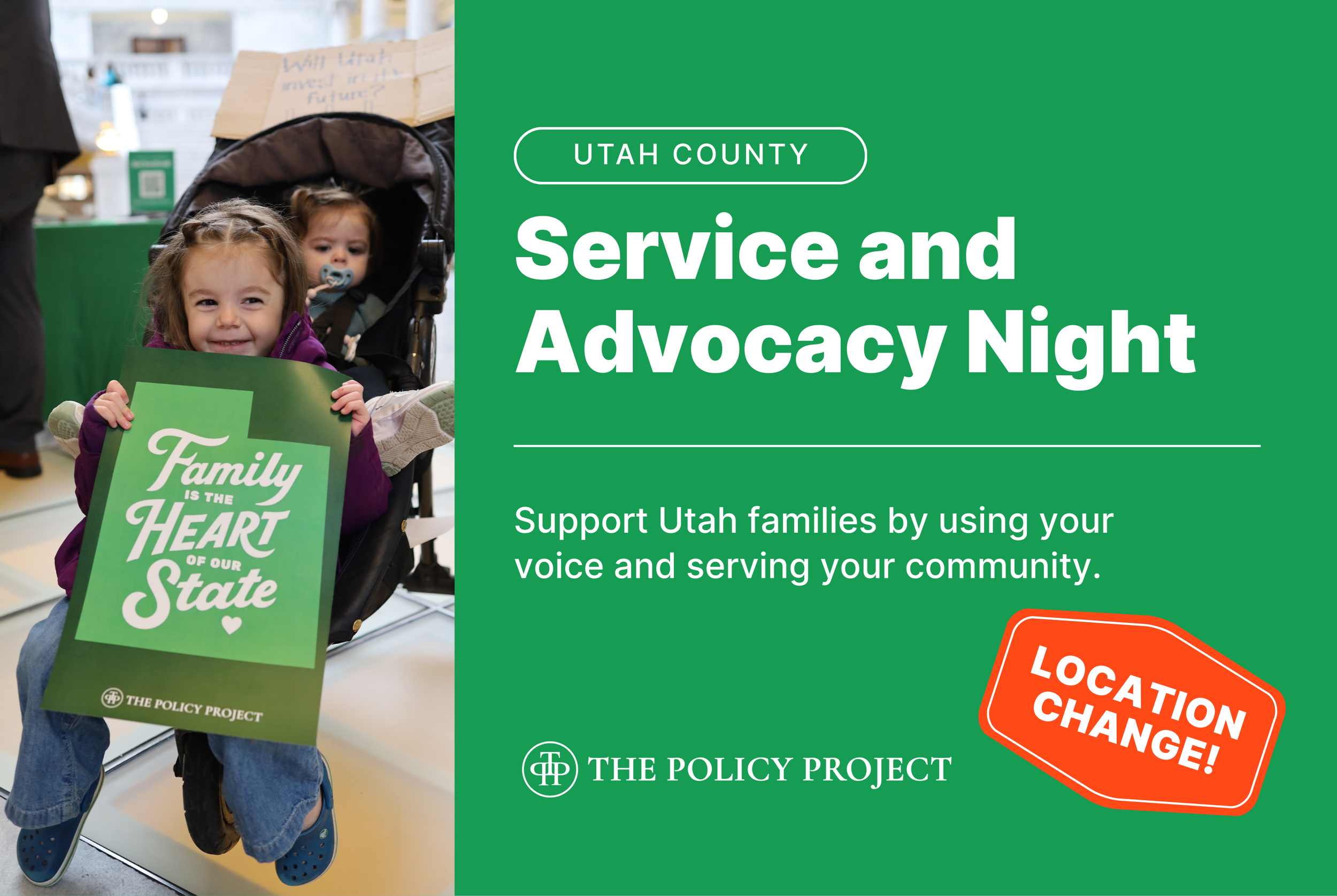 Utah County: Service + Advocacy Night