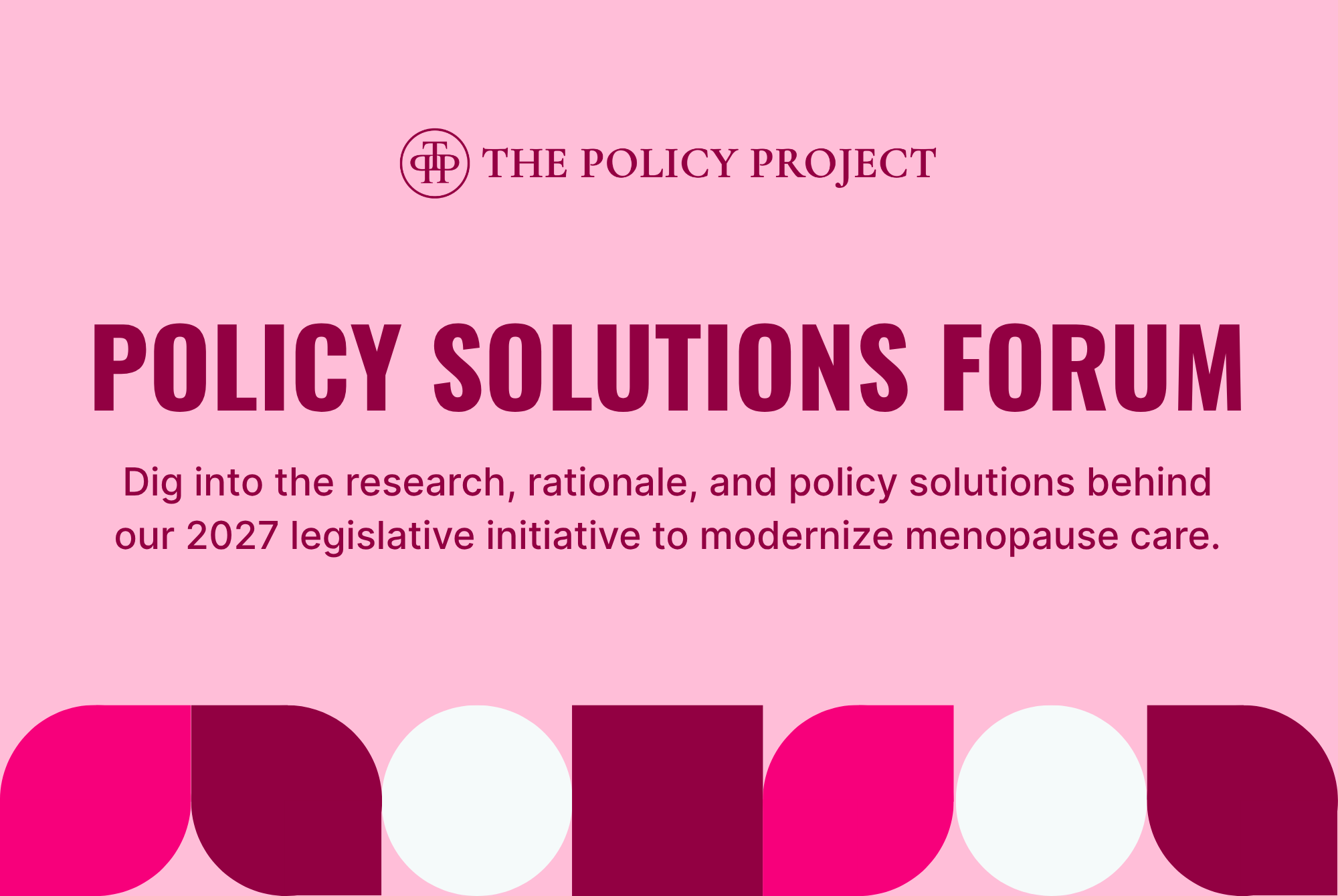 Policy Solutions Forum