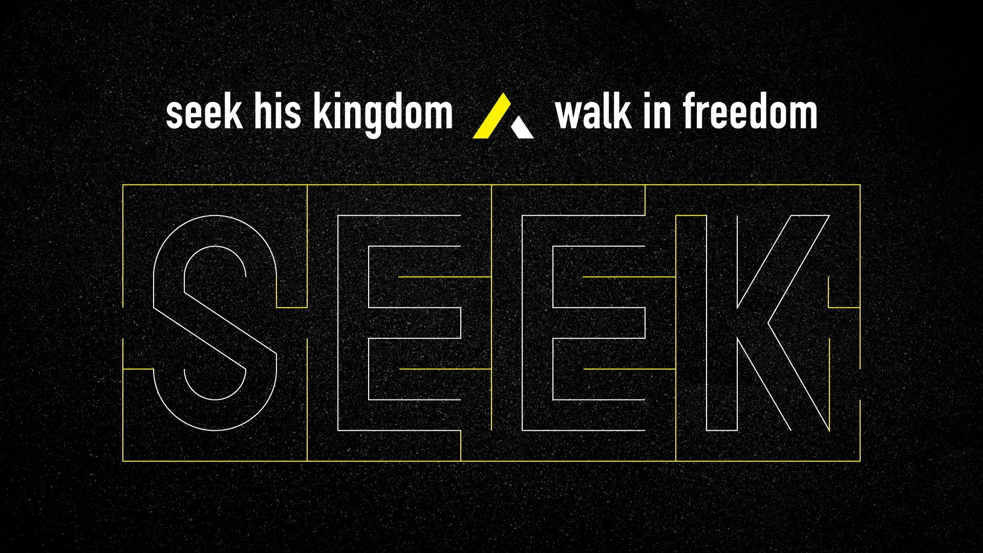 Seek His Kingdom. Walk In Freedom.