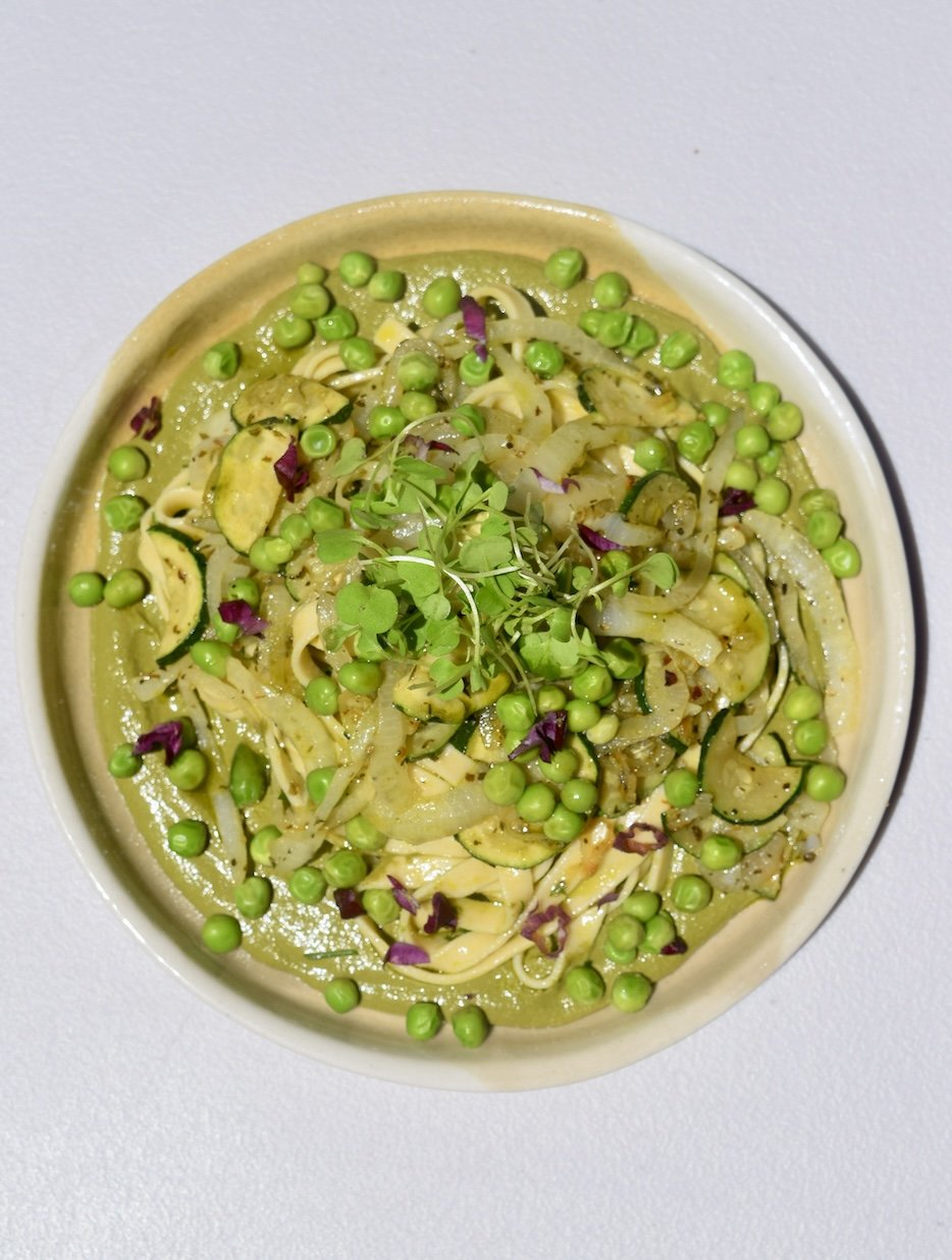 Dandelion Greens Pesto Pasta