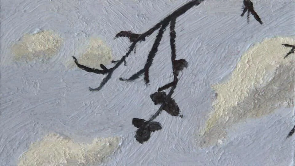 Branch at Sardis.
Oil on Museum Panel
2019