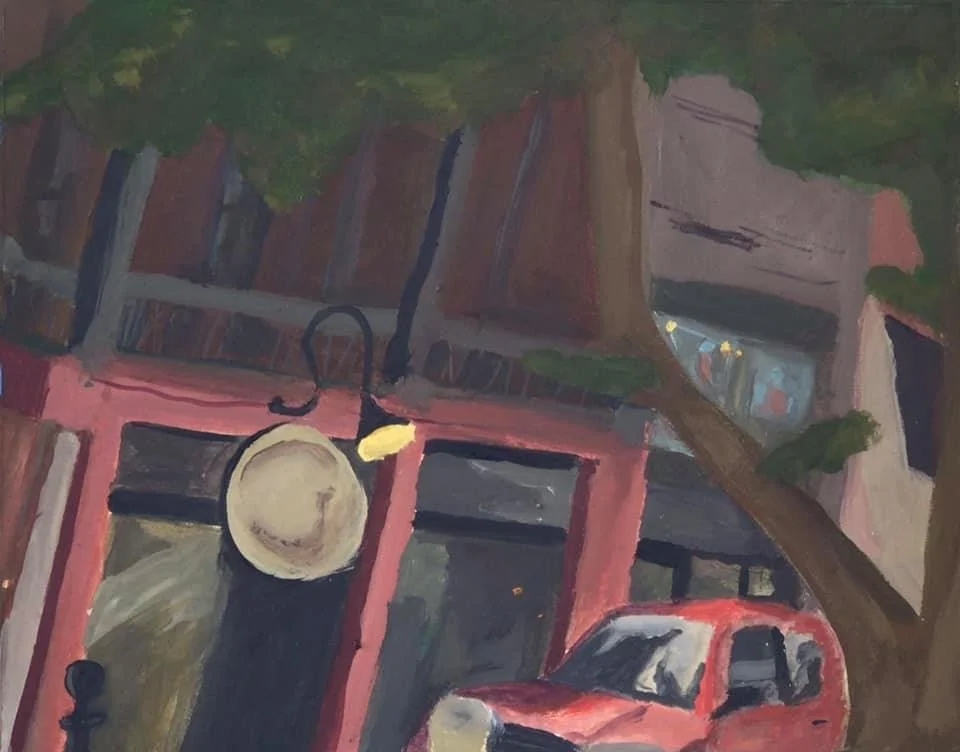 Not a Red Car.
Oil on Museum Panel
2019