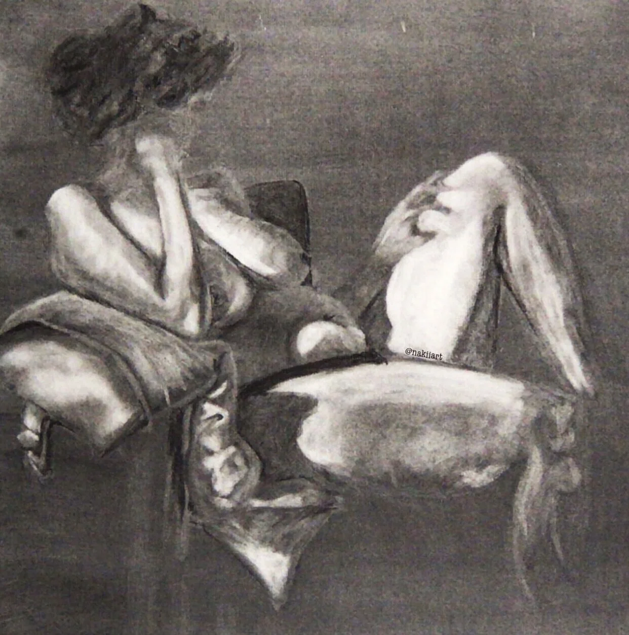 Charcoal Power on Paper
2019
please excuse the old username watermark - I was young and on Instagram