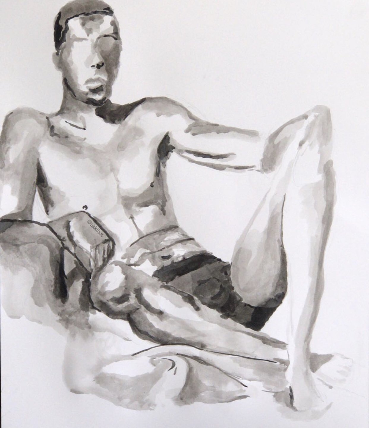 Ink on Bristol Board
2019
please excuse the old username watermark - I was young and on Instagram