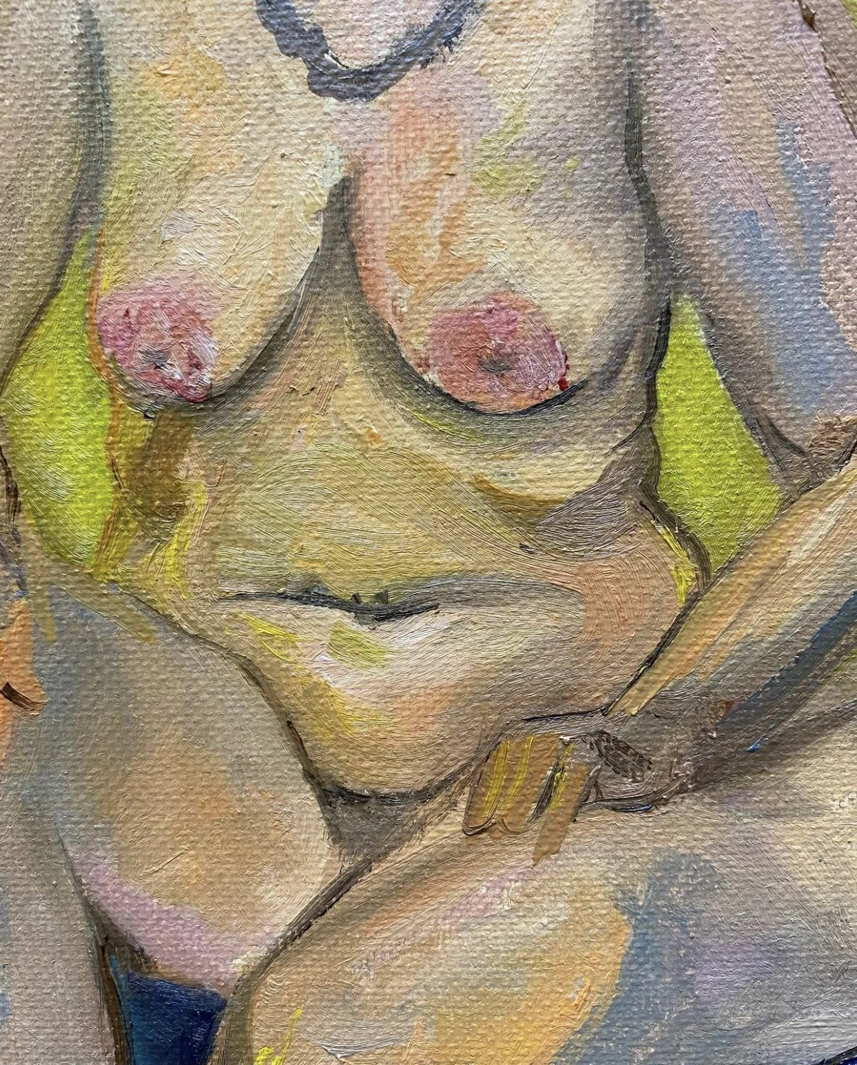 Oil on Unstretched Canvas
2021