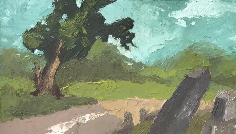 Cemetery.
Oil on Museum Panel
2019