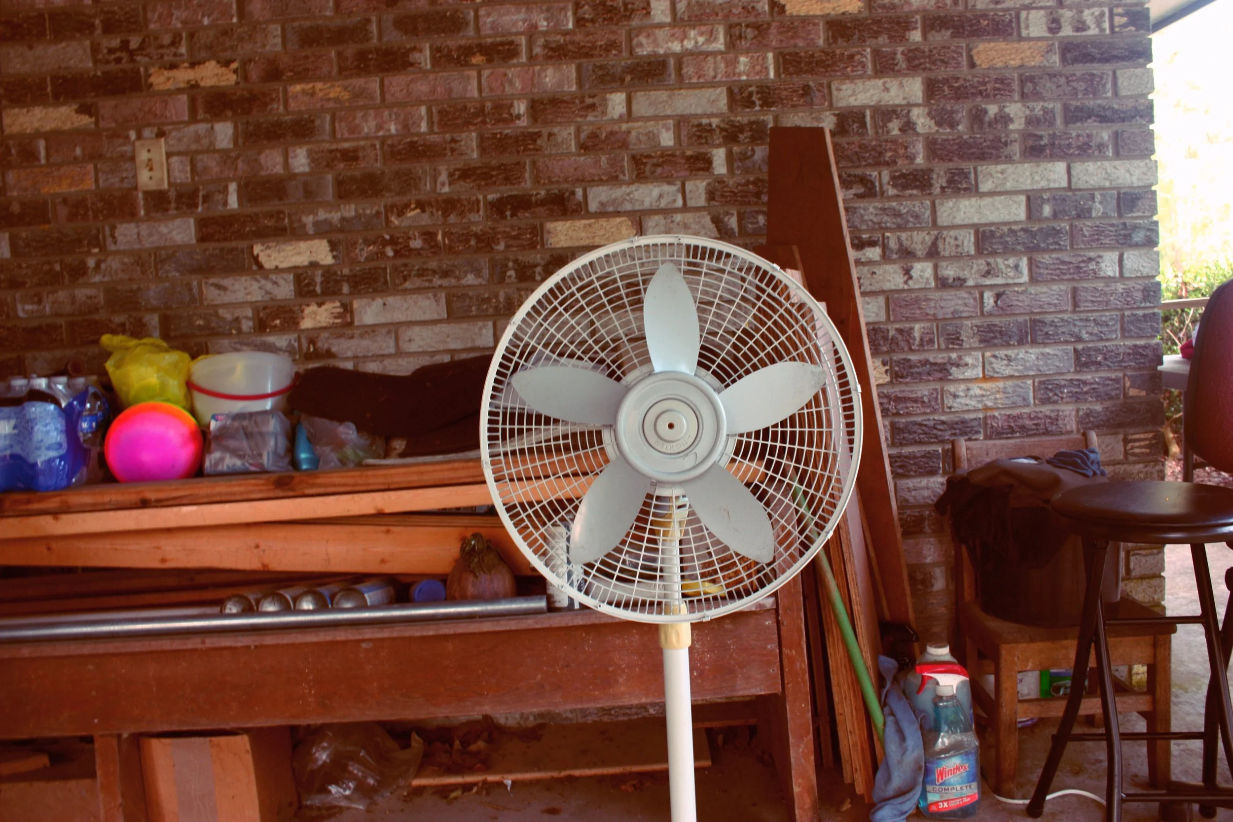 Porch Fan.
2020