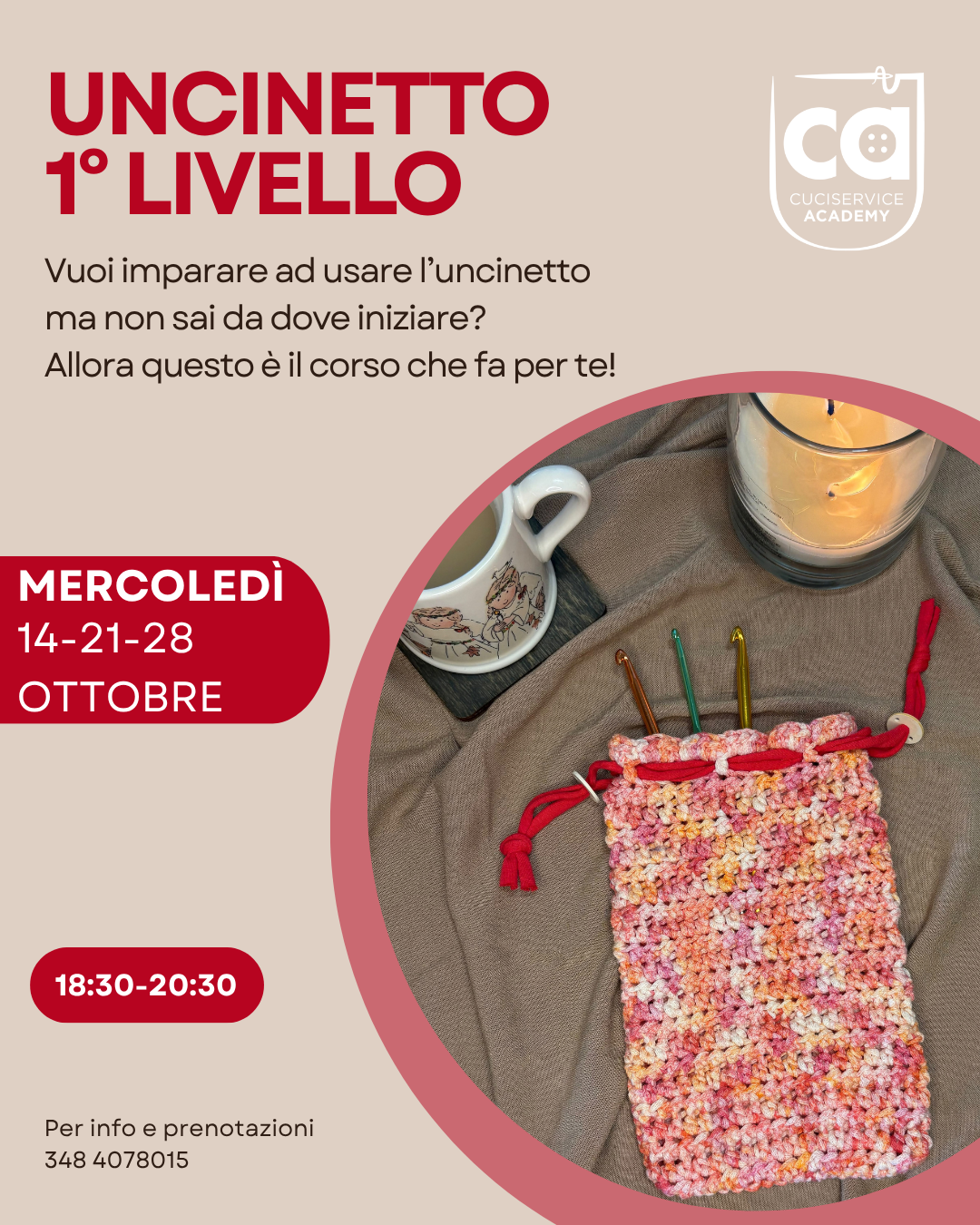 Corso di UNCINETTO - Ottobre 2026