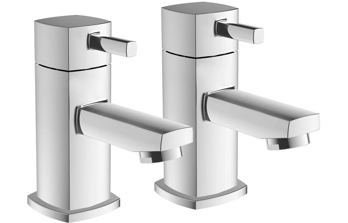 Low Pressure Deck Mounted Chrome Basin Mixer Tap
