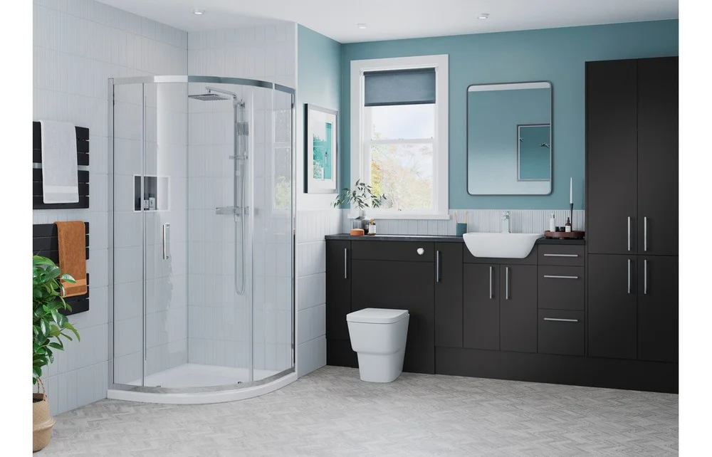 Ashton 300mm 3 Drawer Unit - Matt Graphite Grey — The Bath House