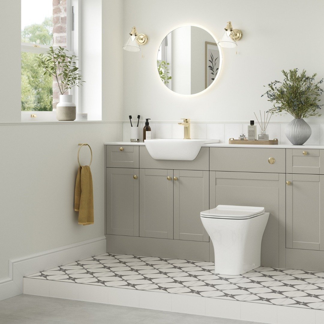 Bring peace to your bathroom with our Bramhall collection in Matt Latte 🛁

With soft hues that match all colour schemes and a stunning, smooth design, Bramhall is made to love. Browse via the link in our bio ✨

#bathroomrenovation #bathroominspo #ba